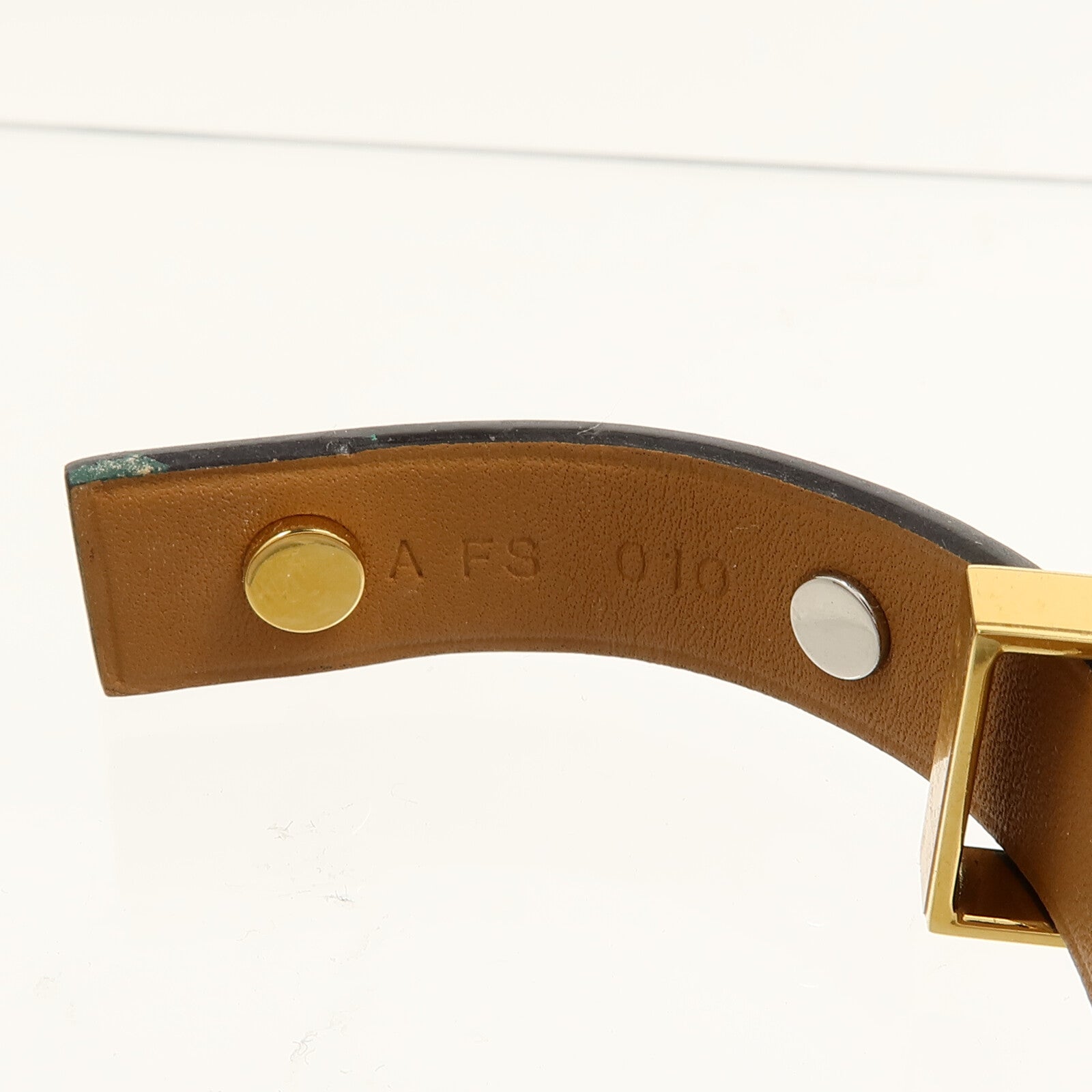HERMES 金屬/Swift皮革Mini Dog Mix Bracelet手鐲Grey