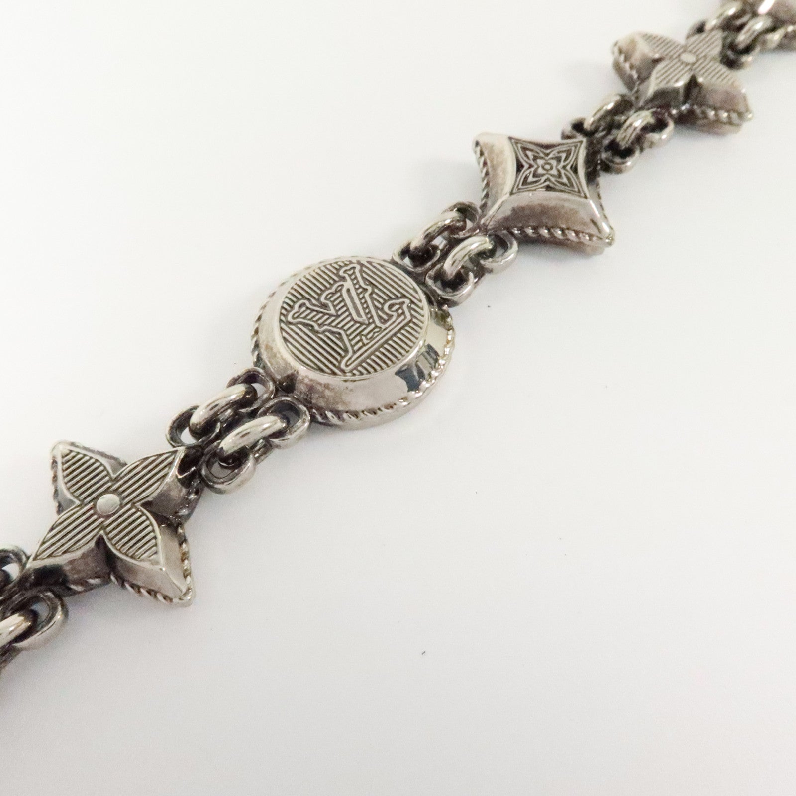 LOUIS VUITTON 金屬Western Chain Belt and Bag Charm銀扣掛飾
