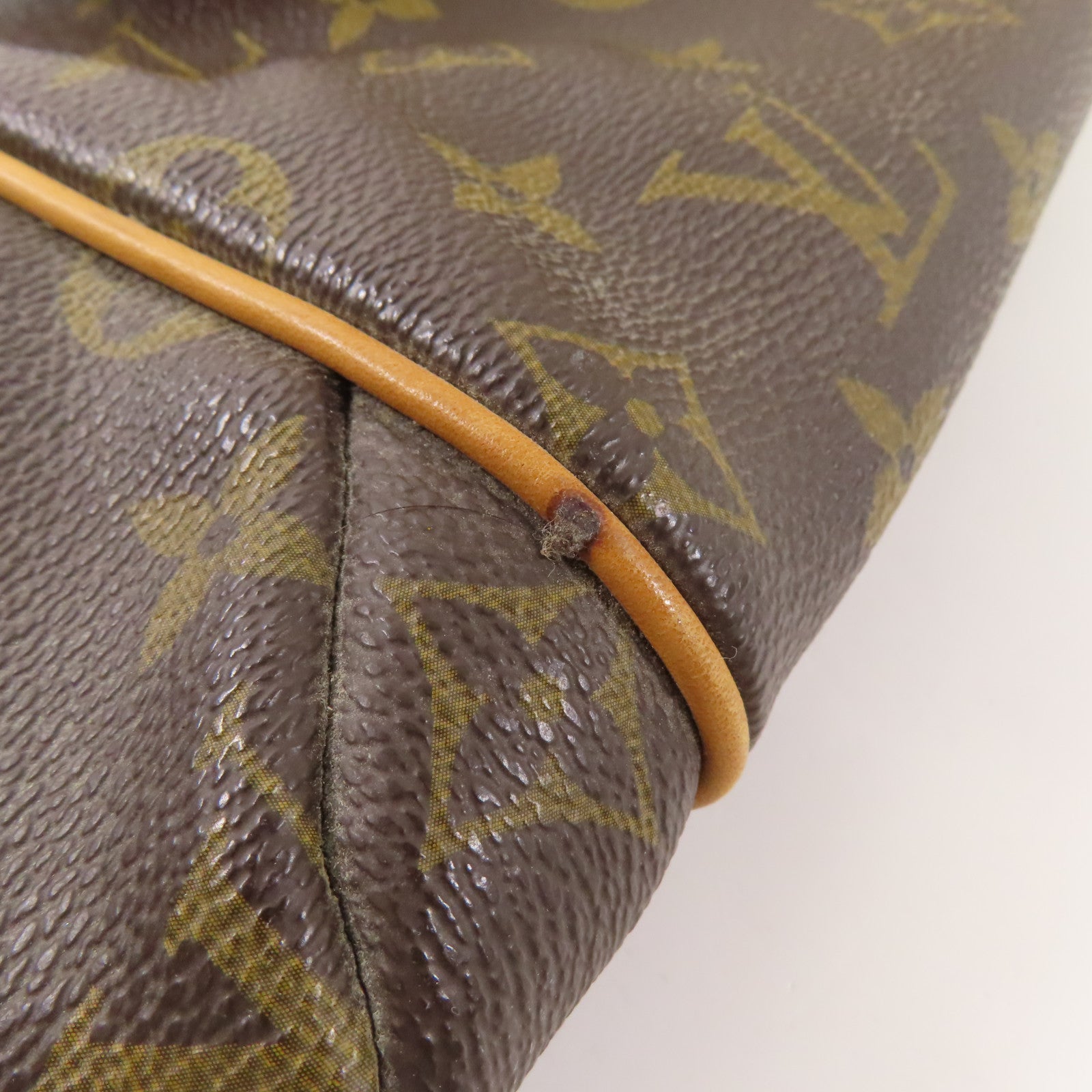 LOUIS VUITTON Monogram Totally MM金扣肩背袋棕色