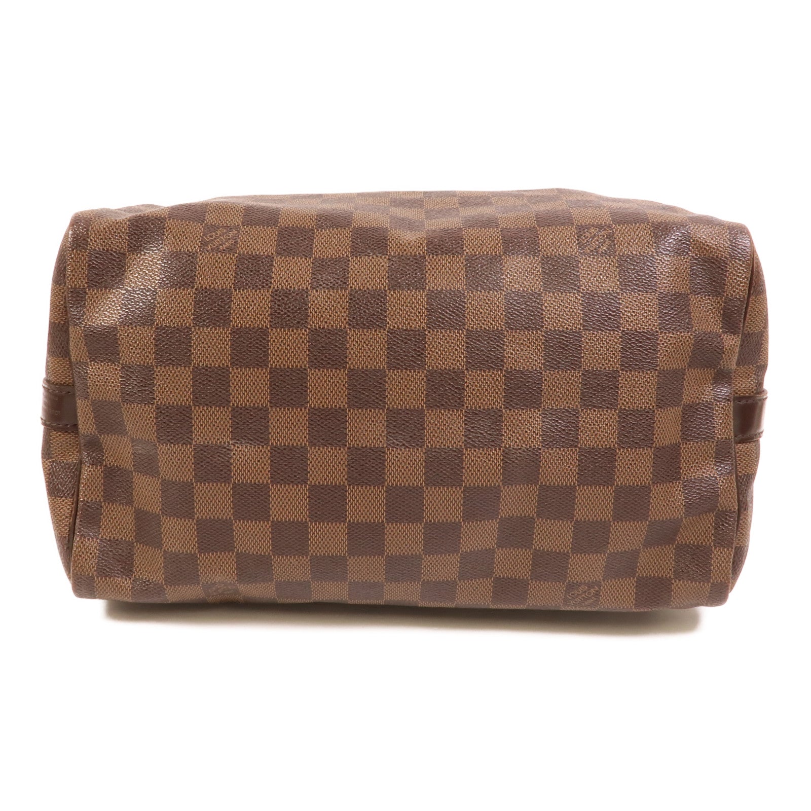 LOUIS VUITTON Damier Speedy Bandouliere 30金扣手挽肩背兩用袋