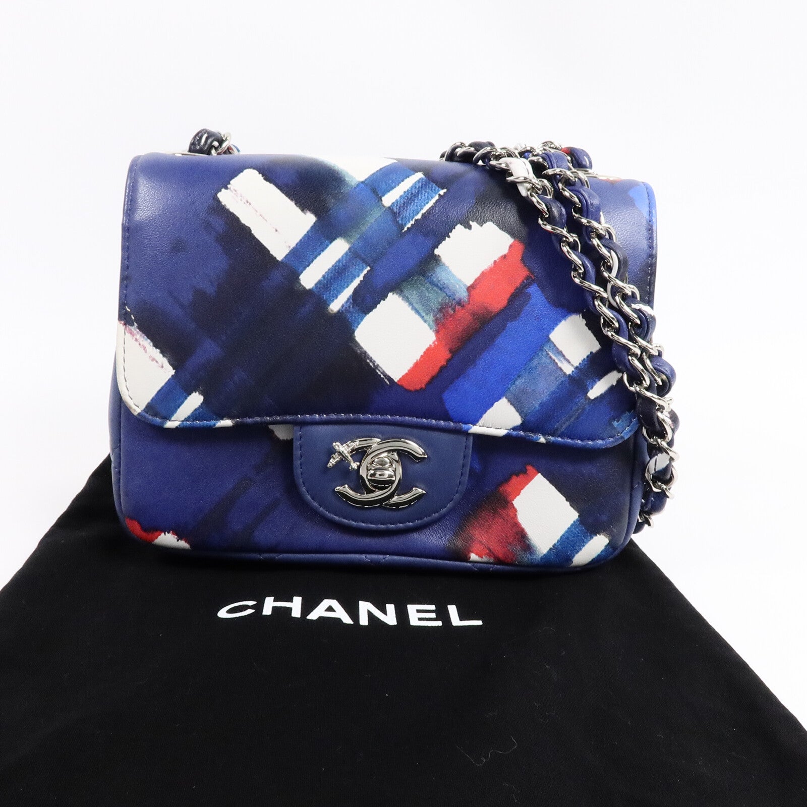 CHANEL 羊皮皮革Chanel Airlines Printed Flap Bag肩背袋