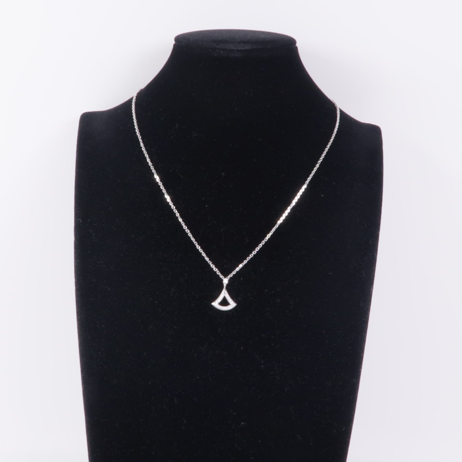 BVLGARI 18K白金Divas' Dream Necklace鑽石項鍊