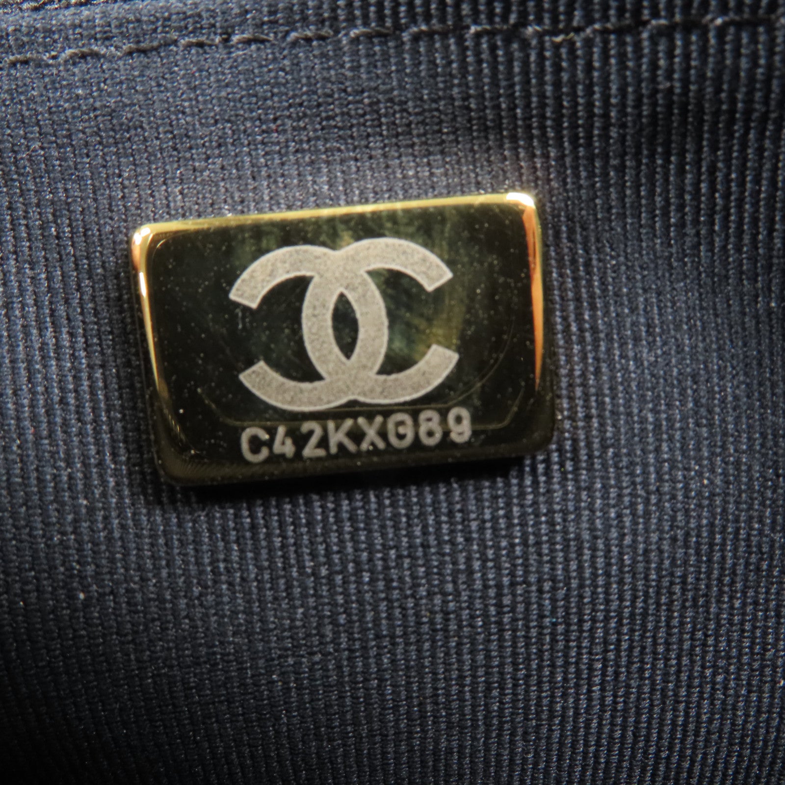 CHANEL 羊皮皮革WOC Wallet On Chain金扣鏈帶肩背袋