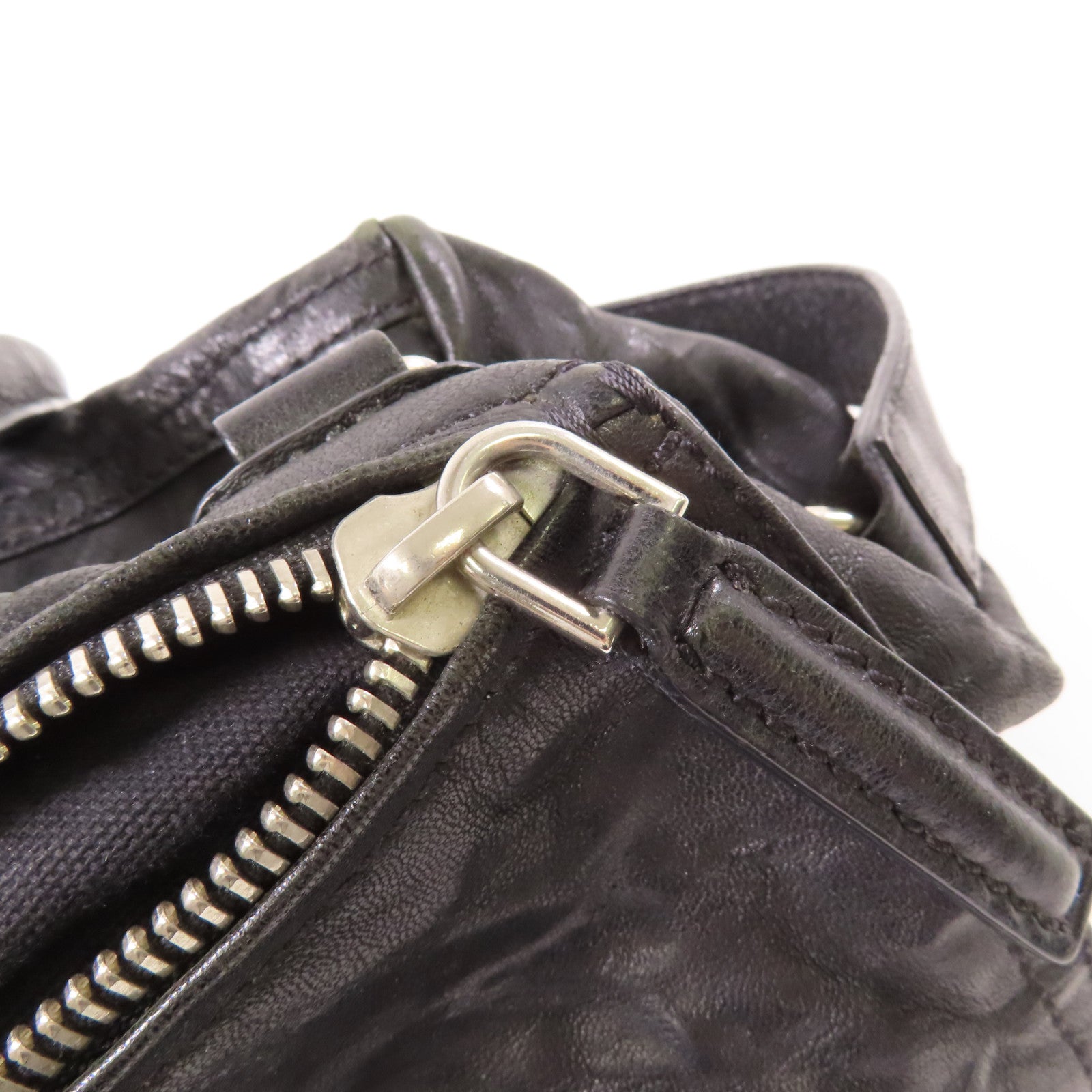 GIVENCHY 牛皮皮革Pandora Large銀扣手挽肩背兩用袋