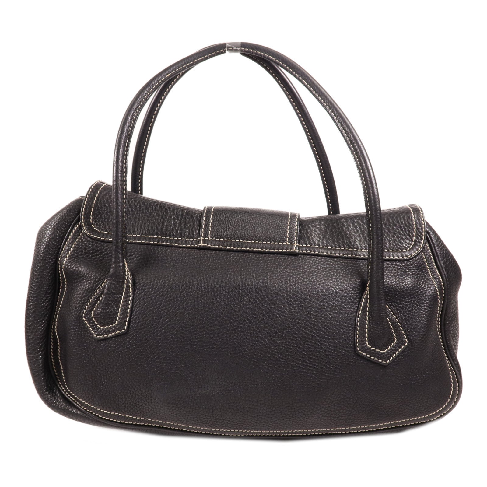 CELINE 牛皮皮革Shoulder Bag金扣肩背袋