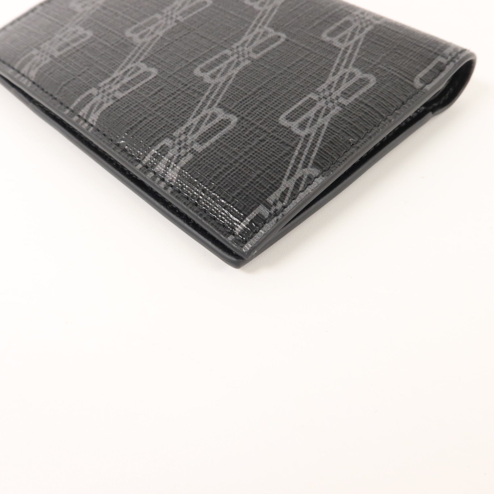 BALENCIAGA 塗層帆布Signature Vertical Bifold Wallet錢包