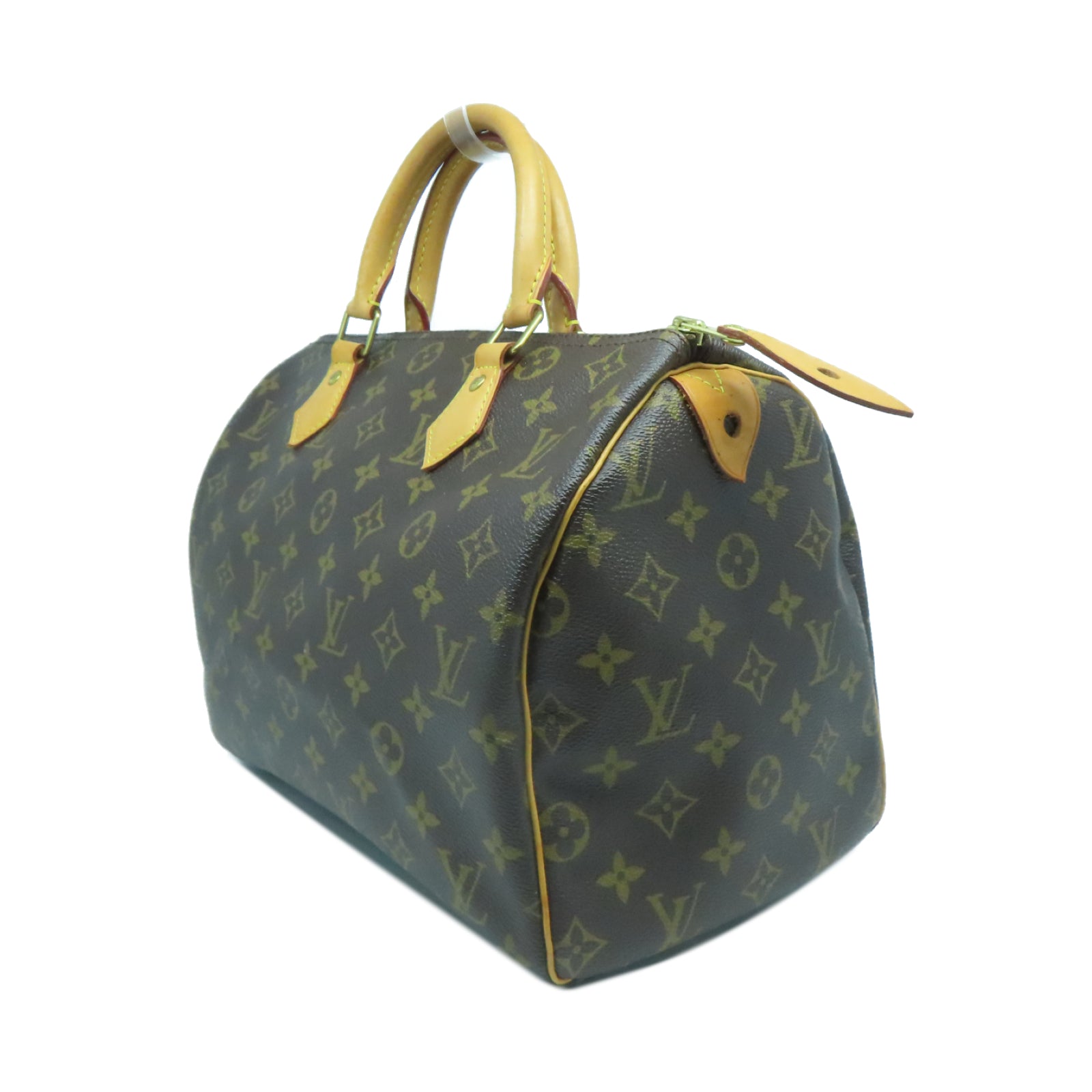 LOUIS VUITTON 【激減優惠】Monogram Speedy 30金扣手挽袋啡色
