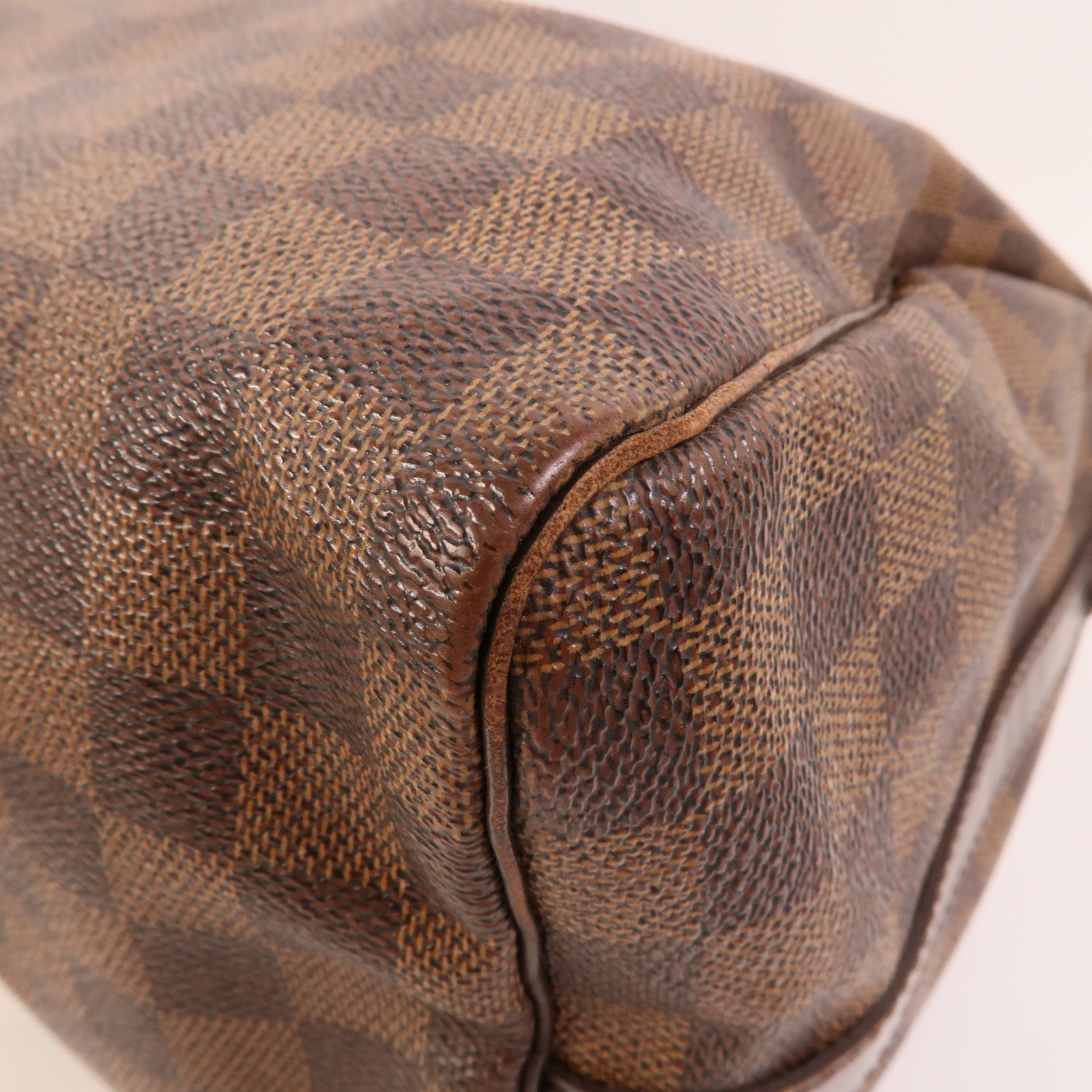 LOUIS VUITTON Damier Speedy Bandouliere 30金扣手挽肩背兩用袋