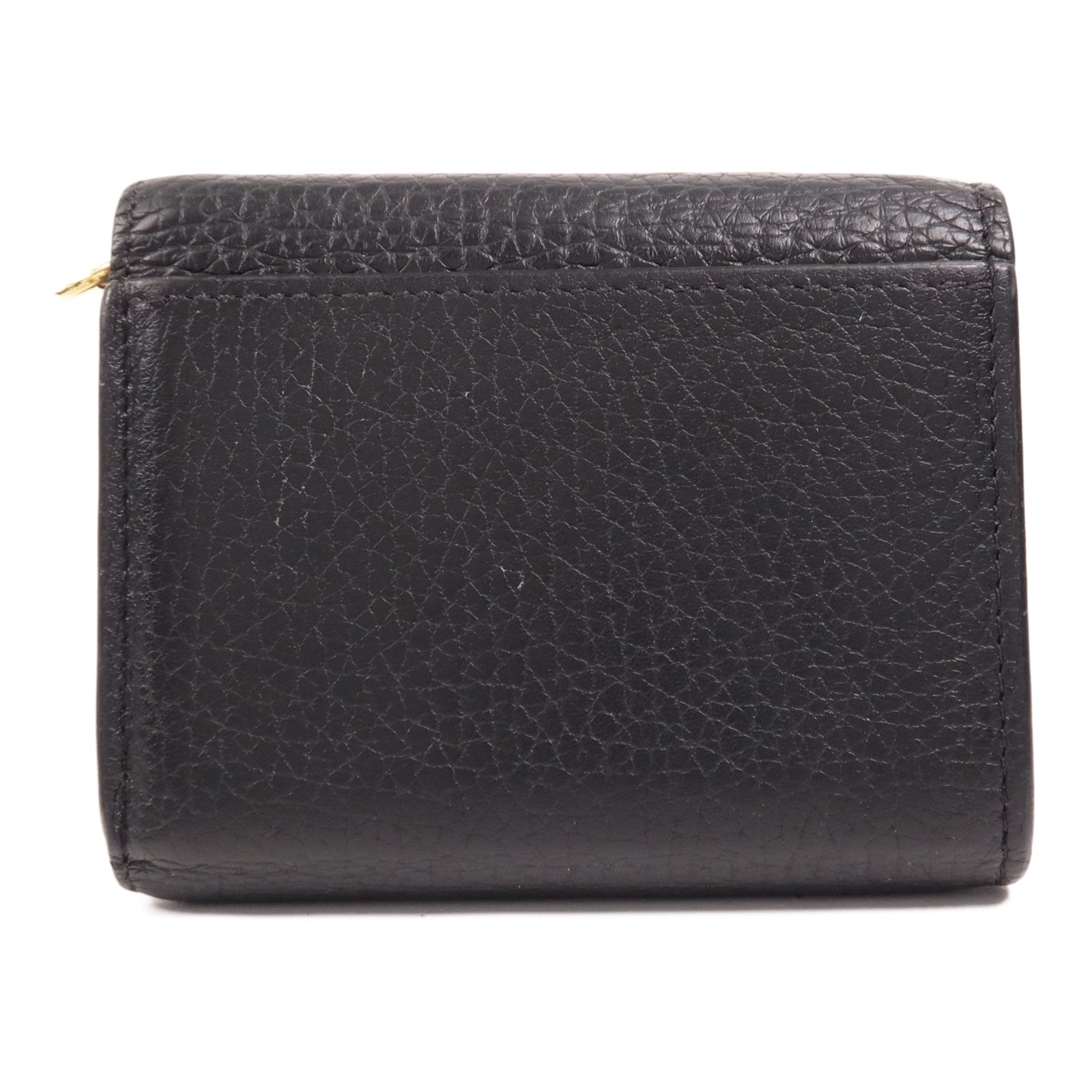 LOUIS VUITTON Taurillon皮革Capucines XS Wallet金扣短錢包