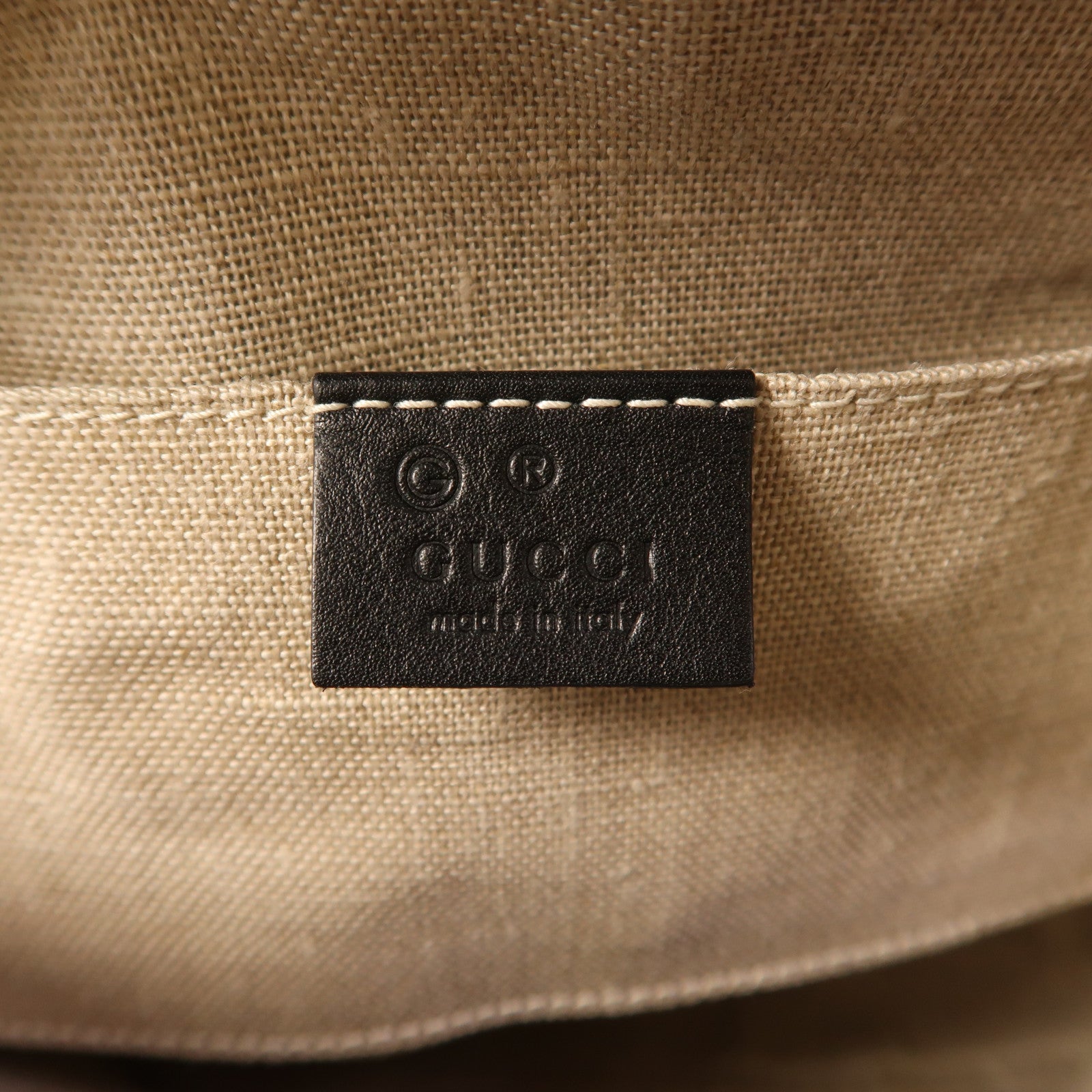 GUCCI 牛皮皮革Microguccissima金扣手挽肩背兩用袋