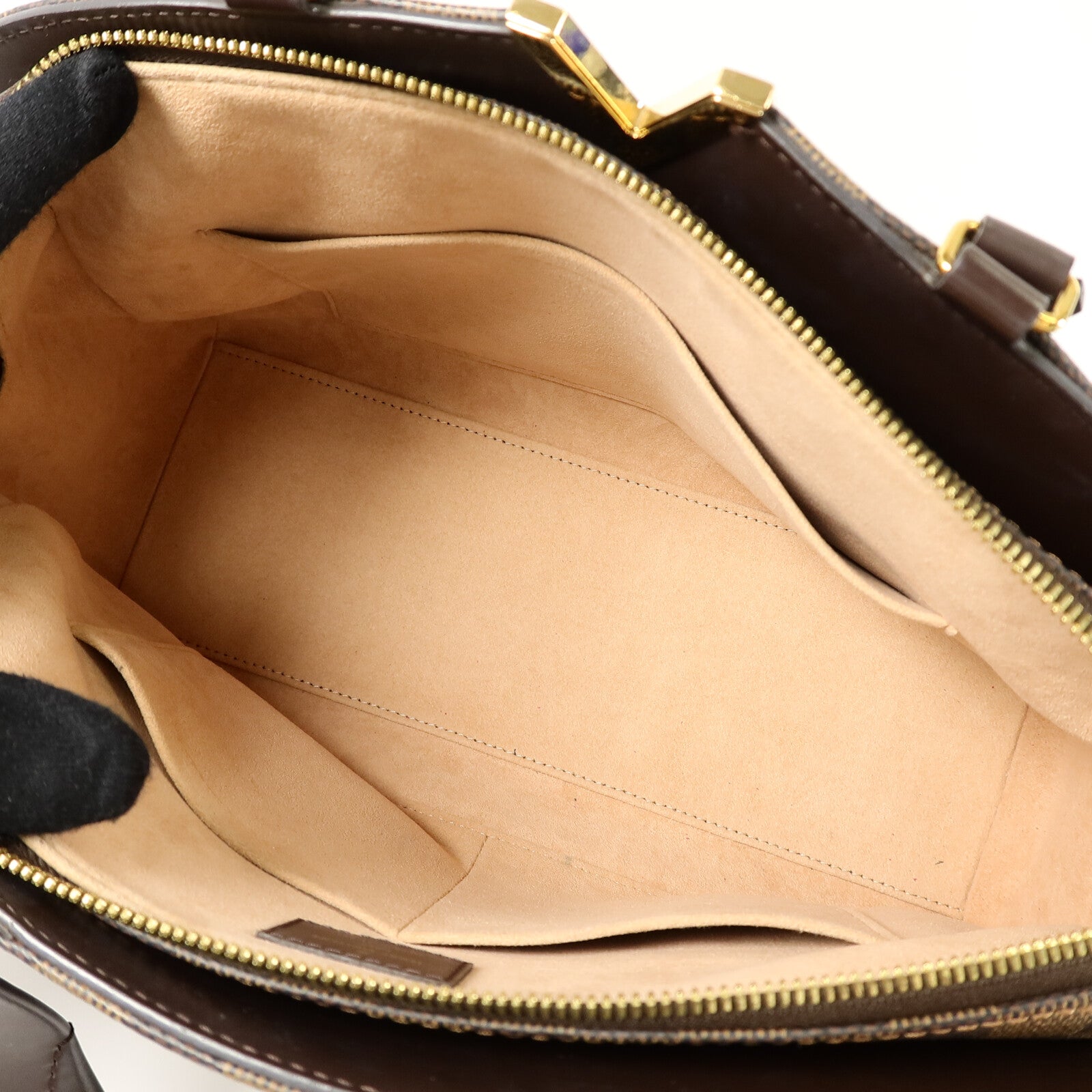 LOUIS VUITTON Damier Ebene Kensington Bowling手挽肩背兩用袋