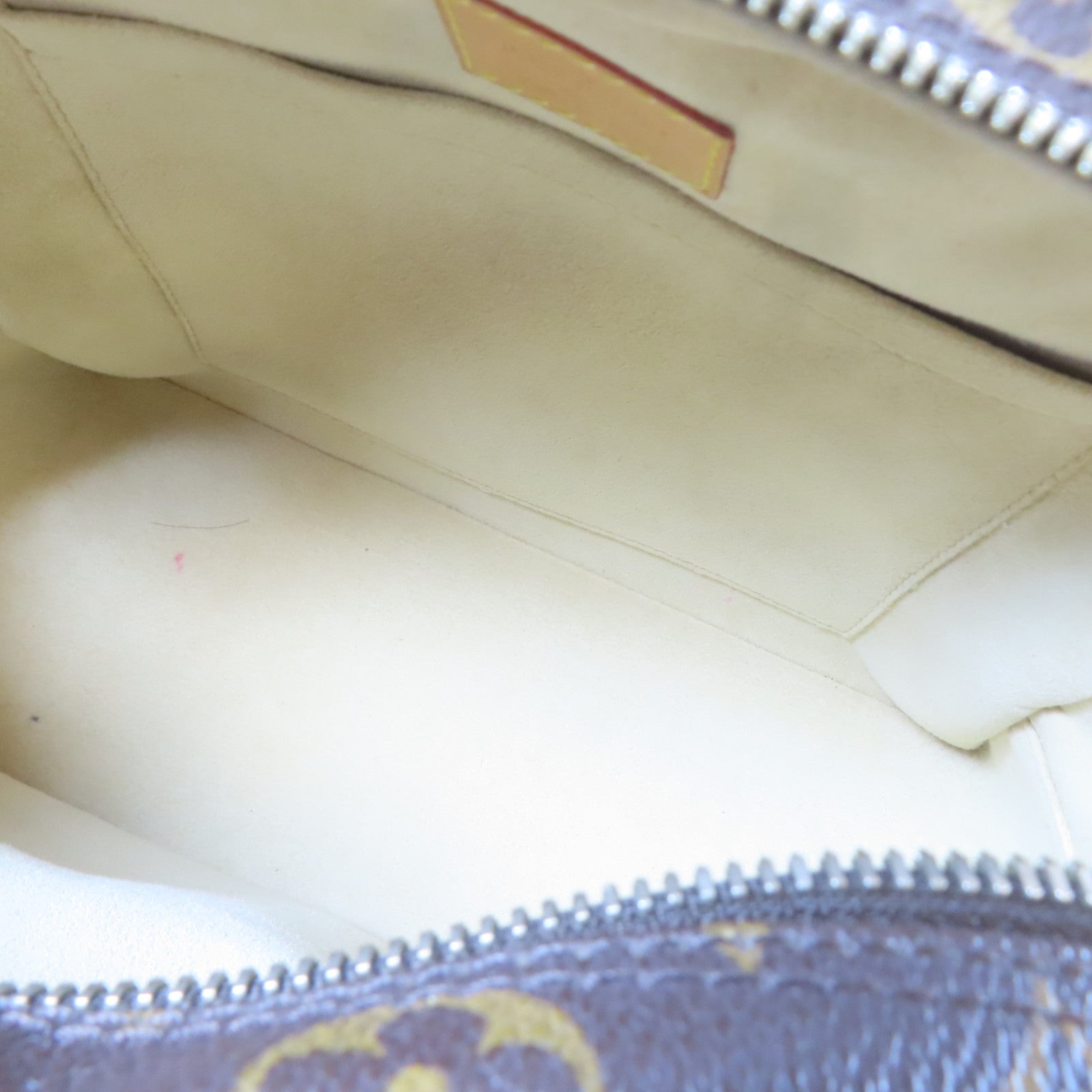 LOUIS VUITTON Monogram Manhattan PM金扣手挽袋啡色