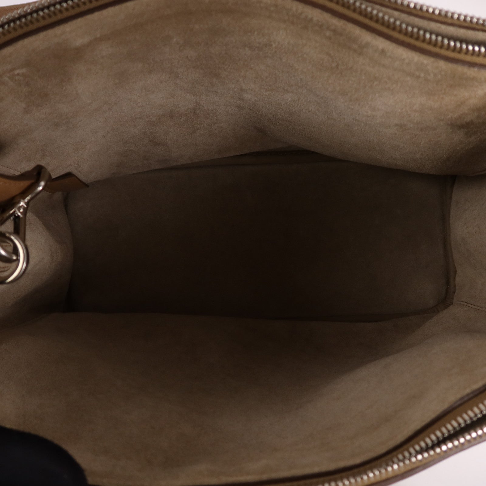 PRADA 【激減優惠】牛皮皮革2 Way Shoulder Bag銀扣手挽肩背兩用袋