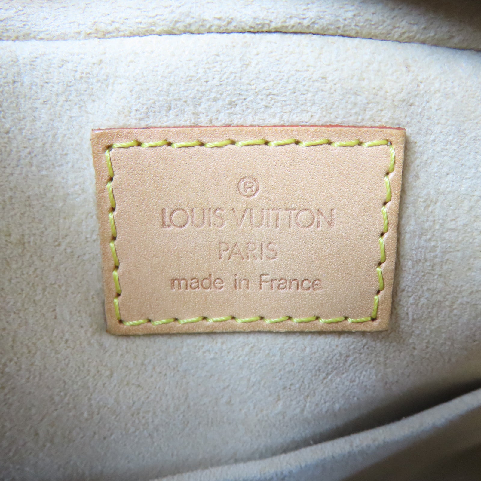 LOUIS VUITTON Monogram Manhattan PM金扣手挽袋啡色