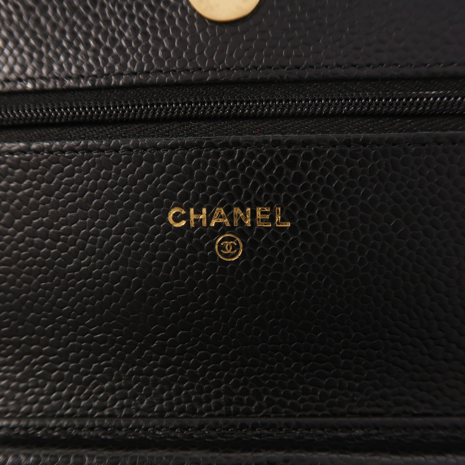 CHANEL 牛皮皮革WOC Wallet On Chain鏈帶肩背袋