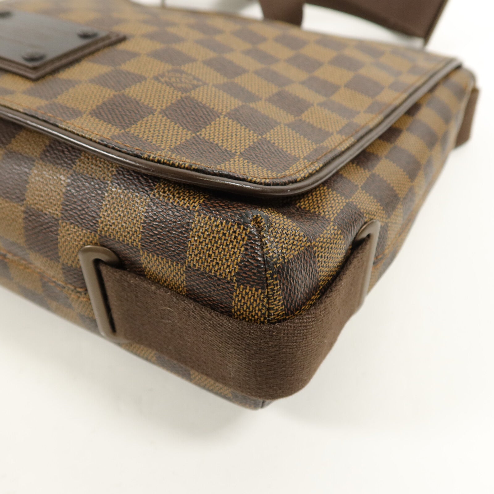 LOUIS VUITTON Damier Ebene Brooklyn MM肩背袋