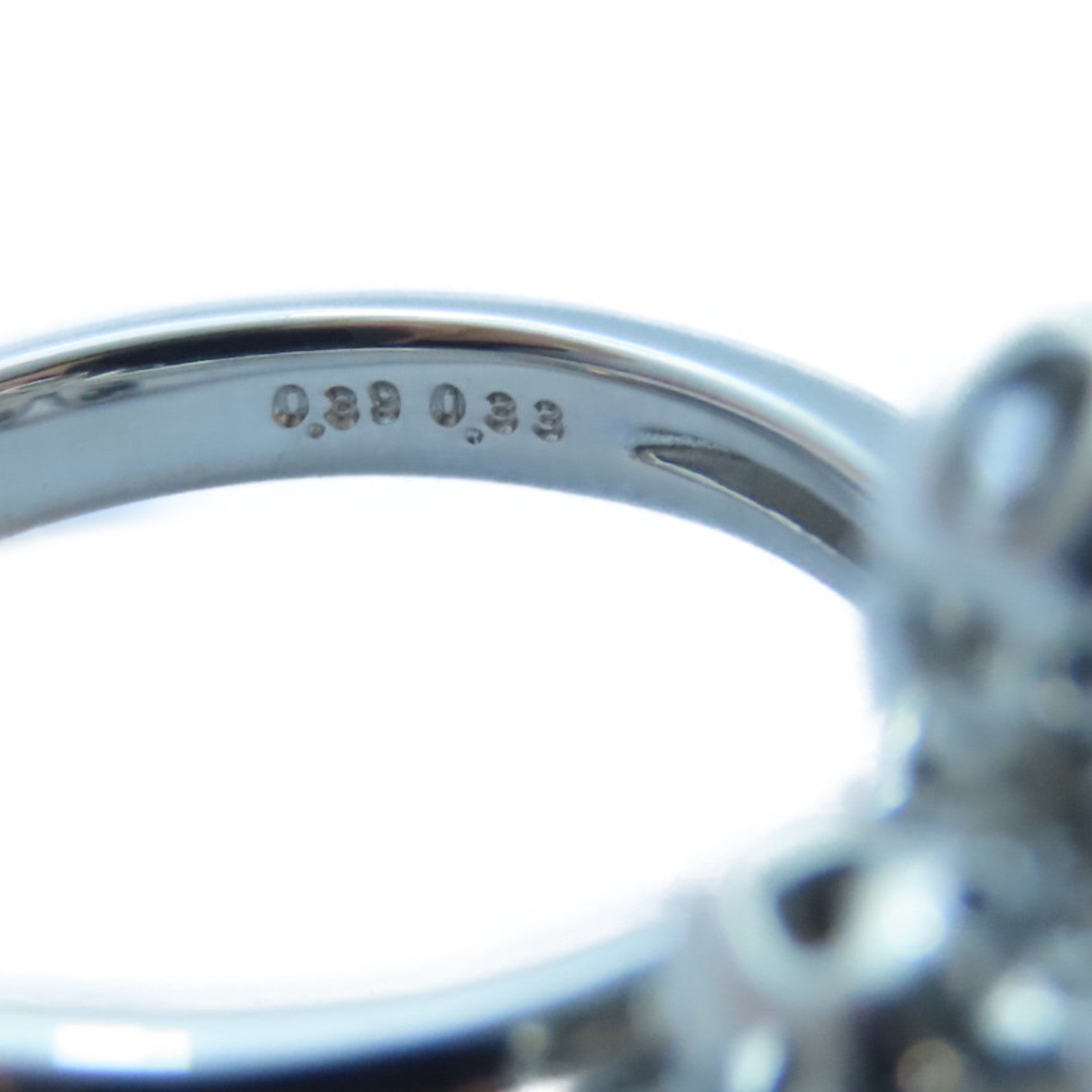 JEWELRY 【激減優惠】18K白金Diamond Ring0.33ct/0.39ct鑽石戒指US#6