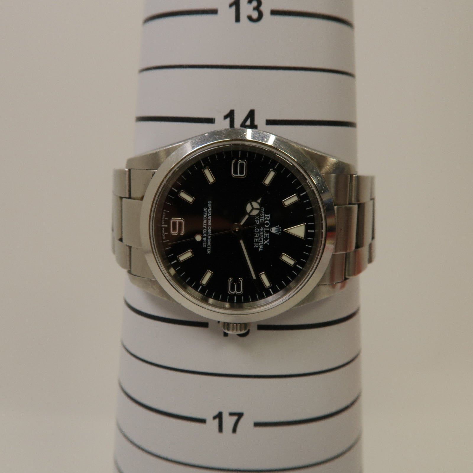 ROLEX Explorer I 36mm不鏽鋼自動機芯手錶黑色