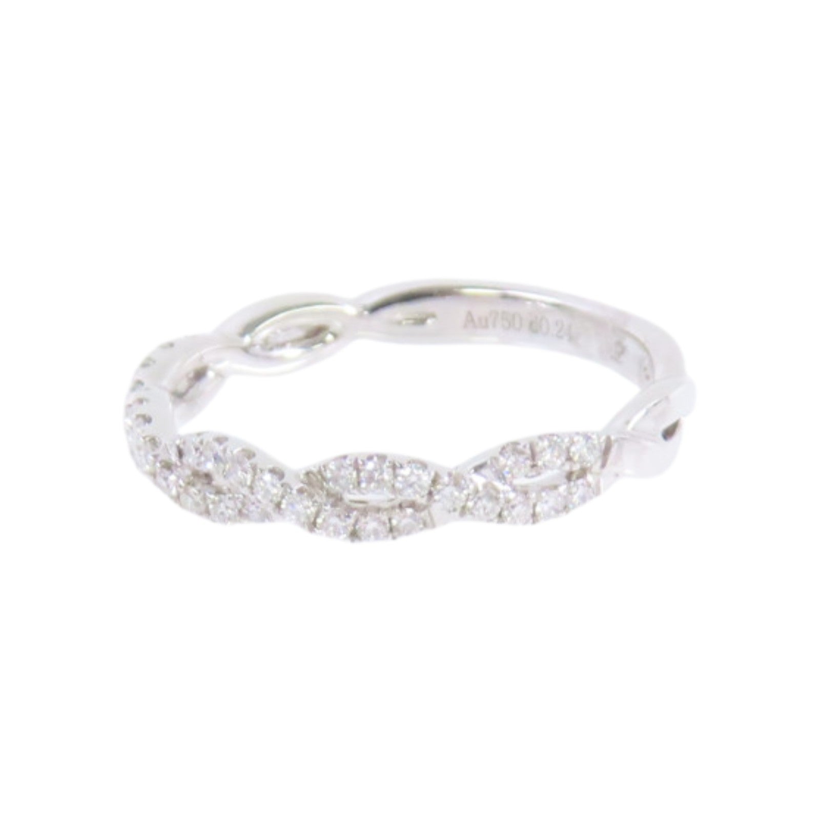 JEWELRY 18K白金/鑽石Diamond Ring戒指US#5.75