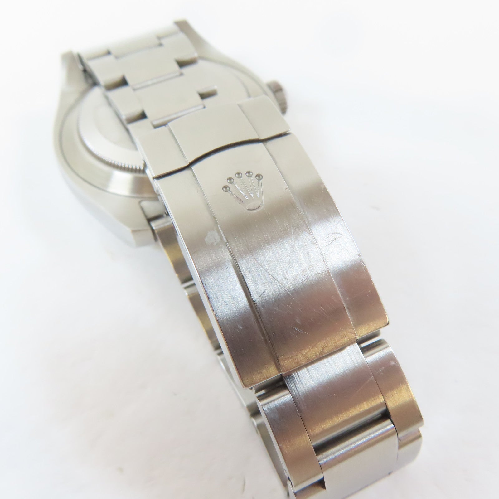 ROLEX Air King不鏽鋼手錶自動機芯黑色#17.5cm
