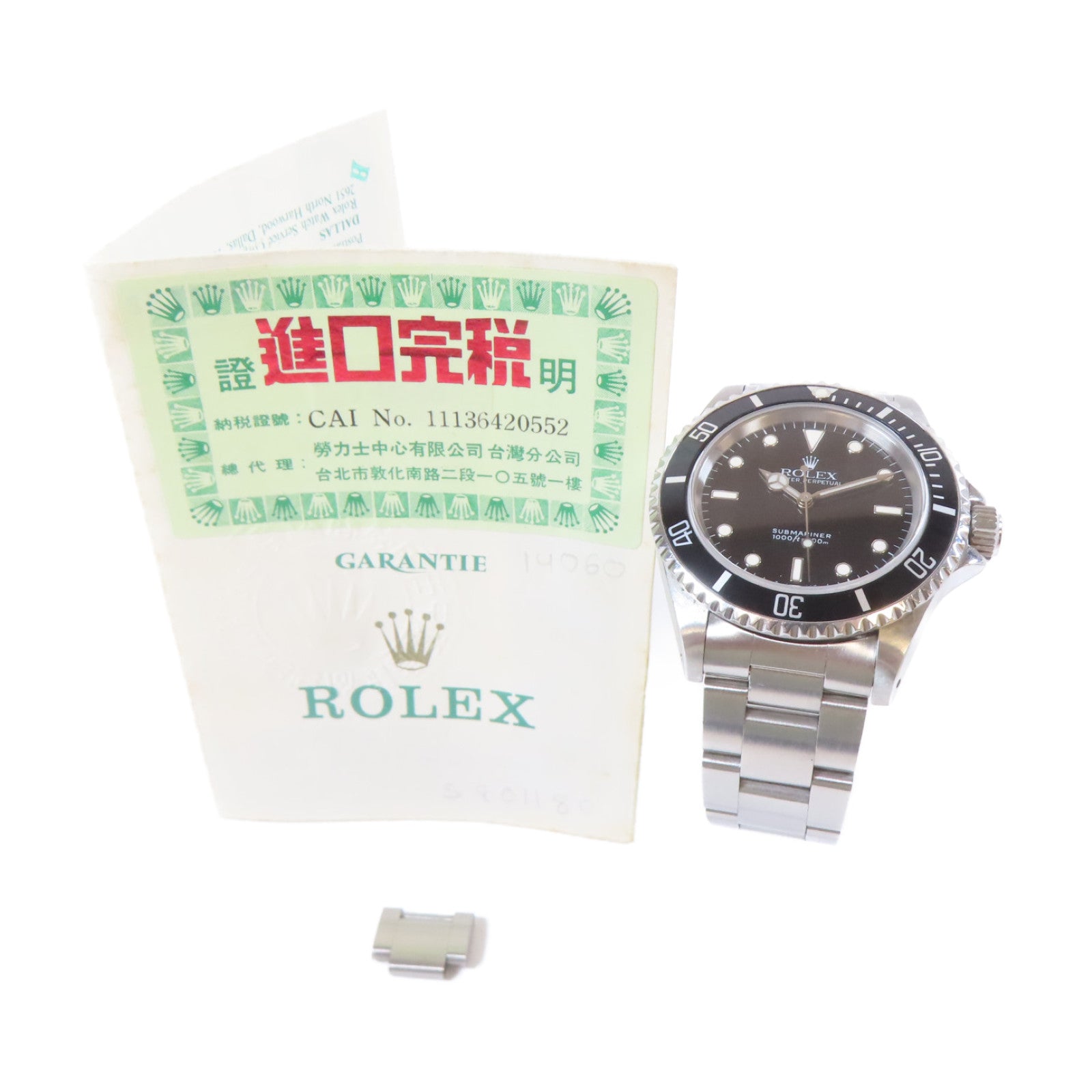 ROLEX Submariner不鏽鋼手錶自動機芯黑色