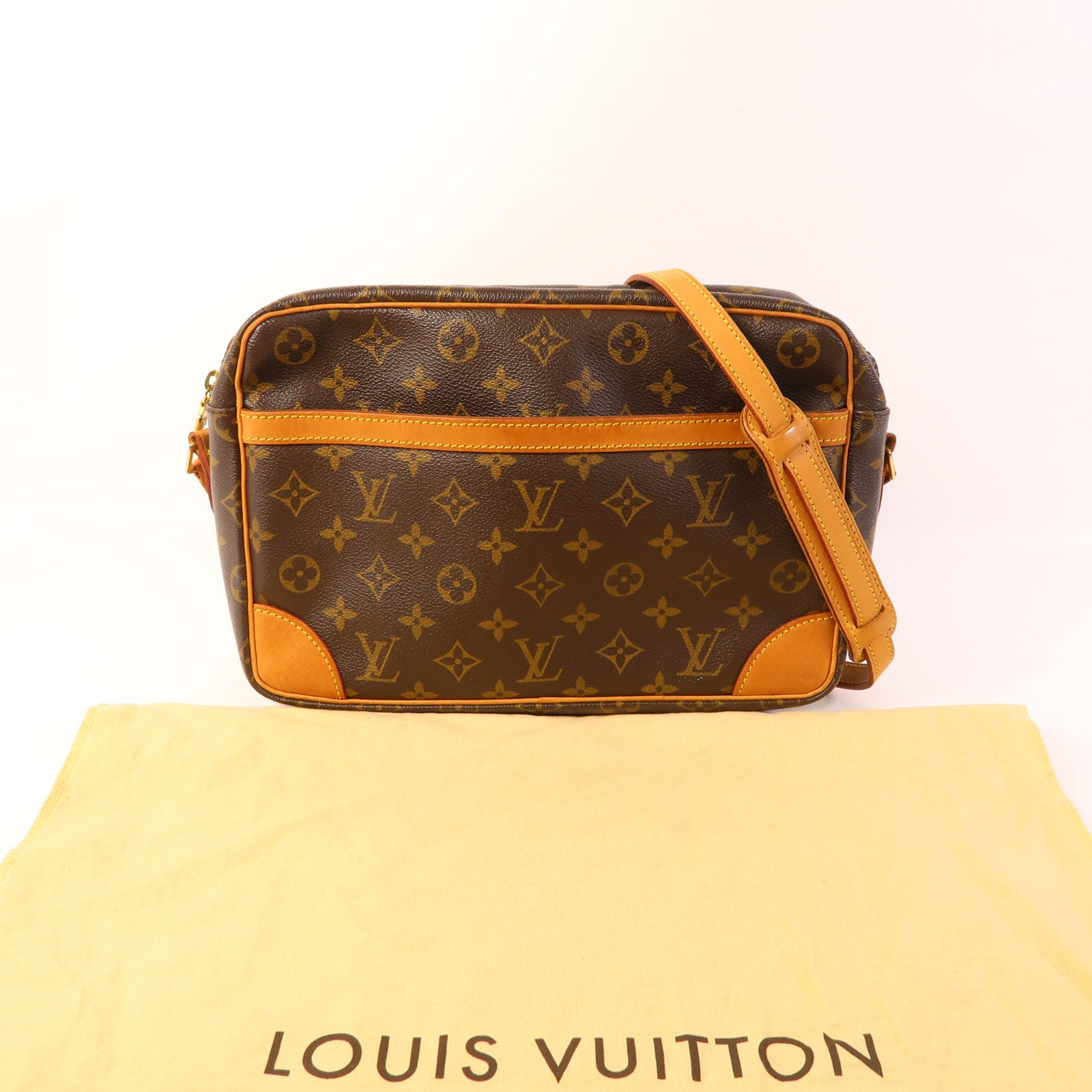 LOUIS VUITTON Monogram Trocadero 30金扣肩背袋