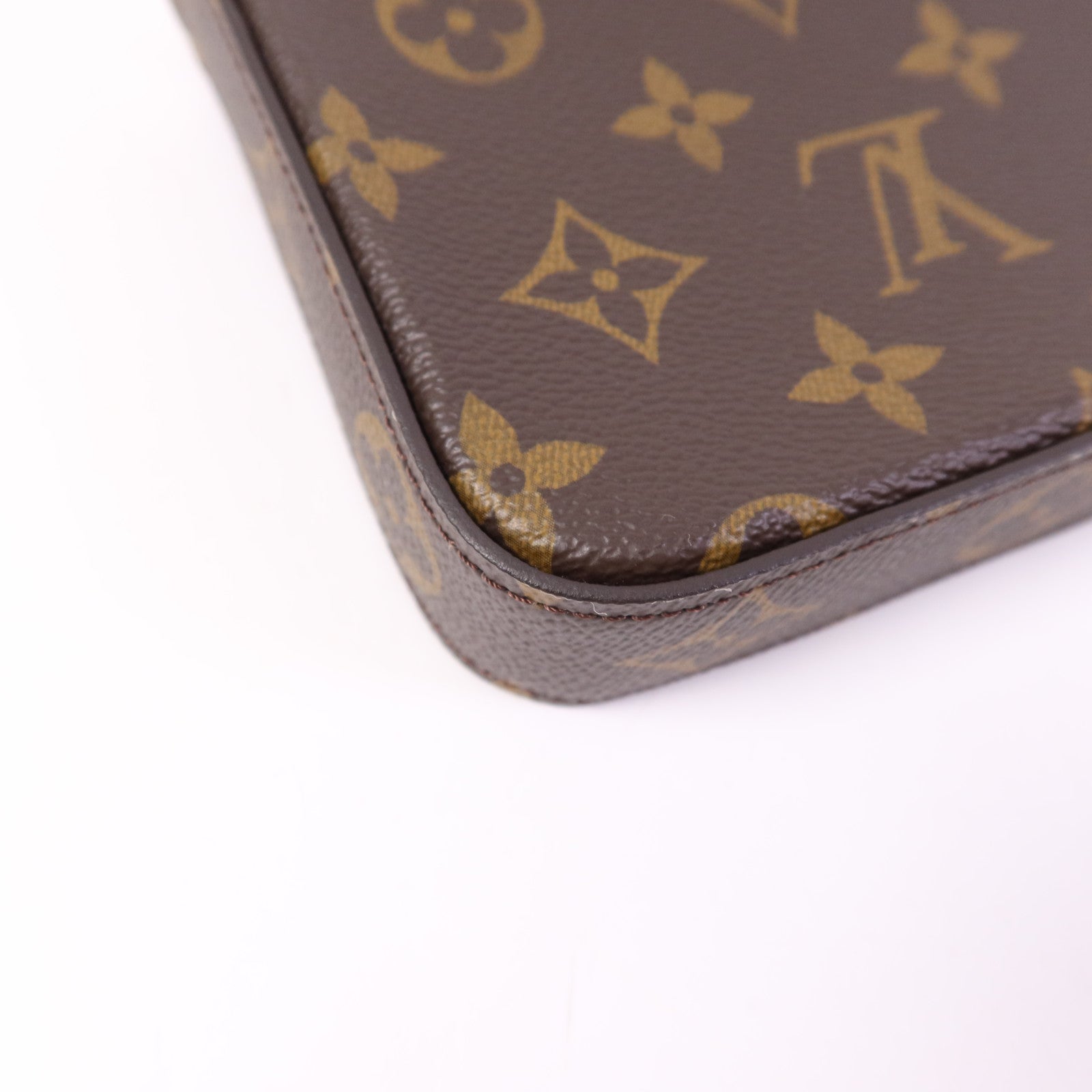 LOUIS VUITTON Monogram Pochette Felicie金扣鏈帶肩背袋