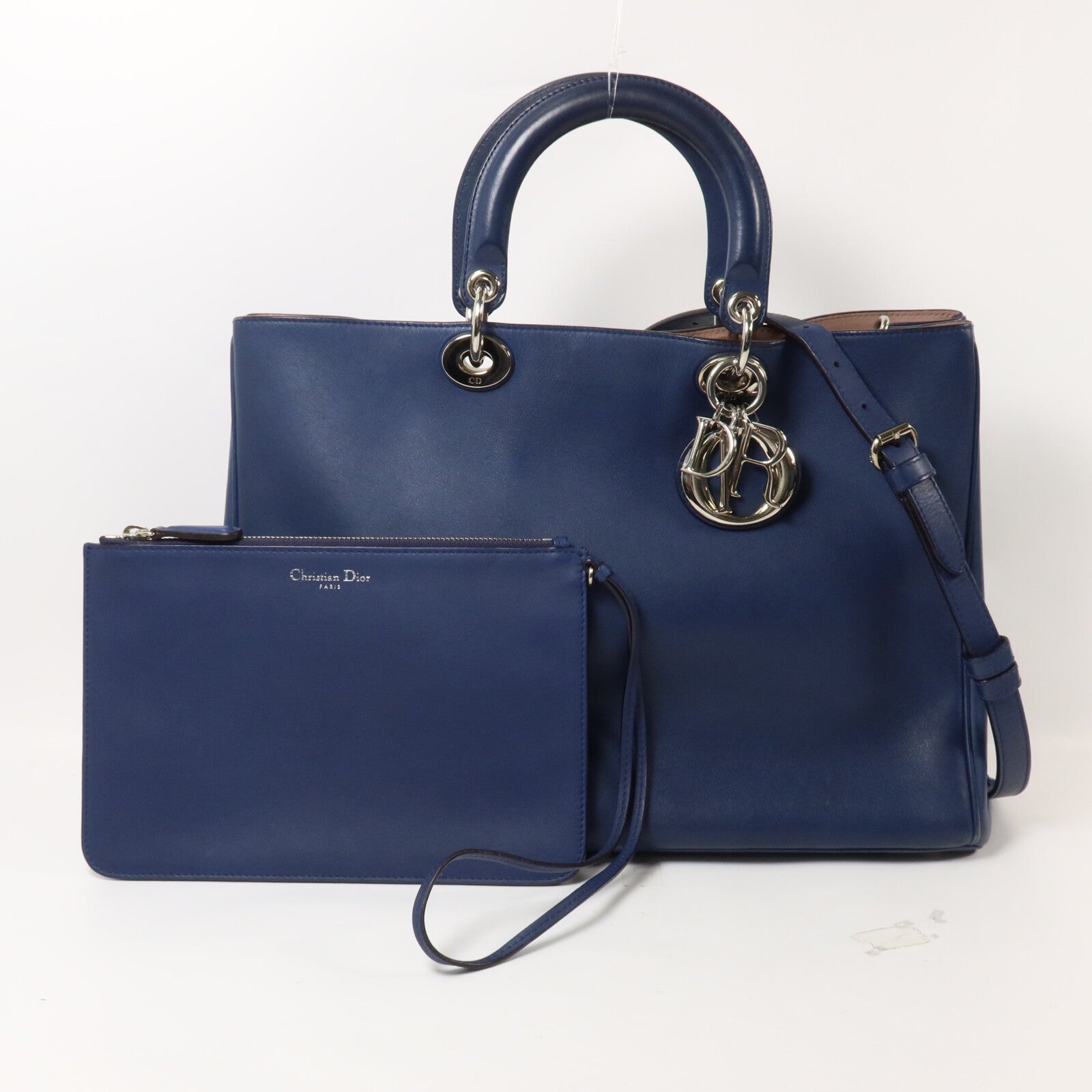 Dior 牛皮皮革Diorissimo Large手挽肩背兩用袋