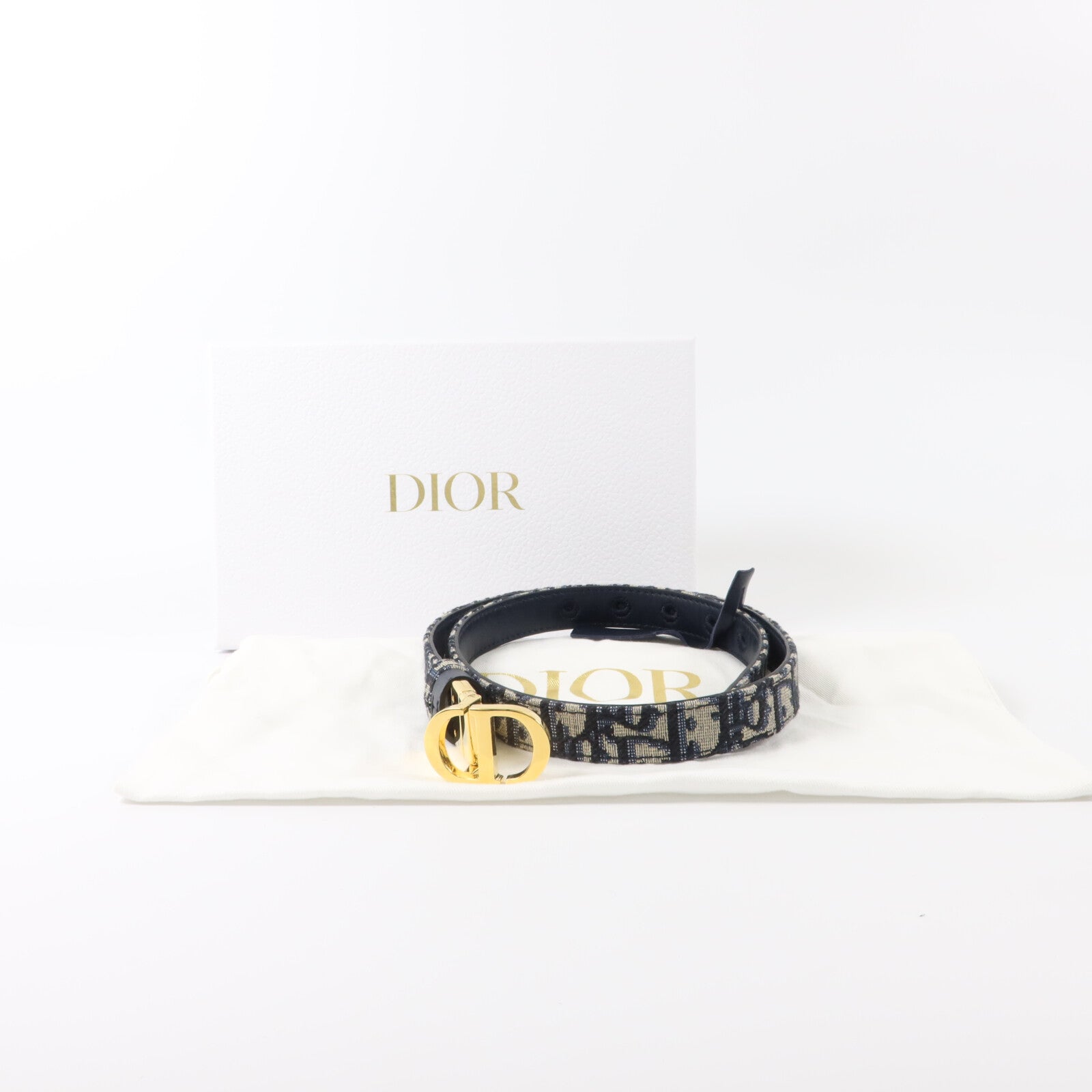 Dior Oblique 帆布30 Montaigne Reversible Belt 75cm腰帶