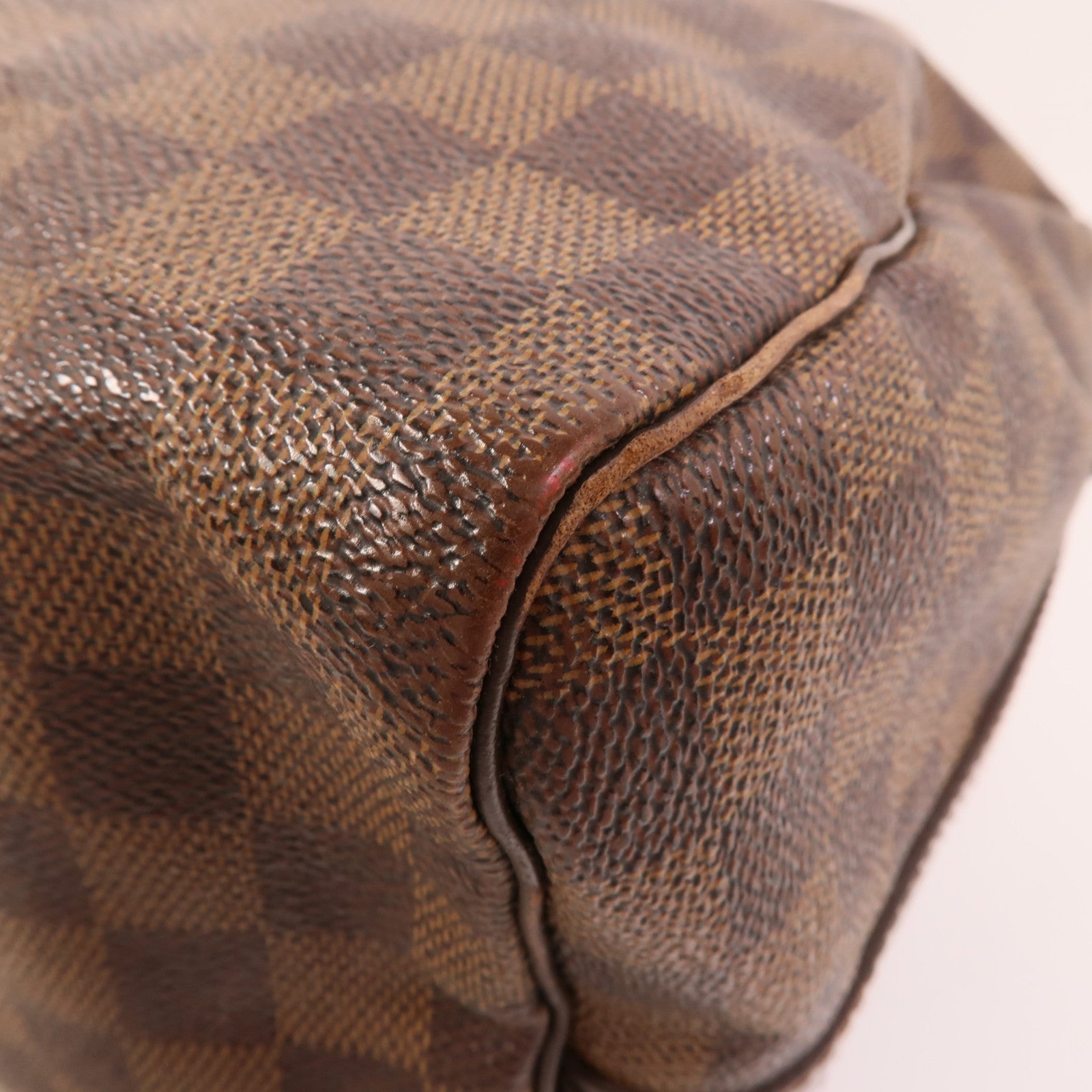 LOUIS VUITTON Damier Speedy Bandouliere 30金扣手挽肩背兩用袋
