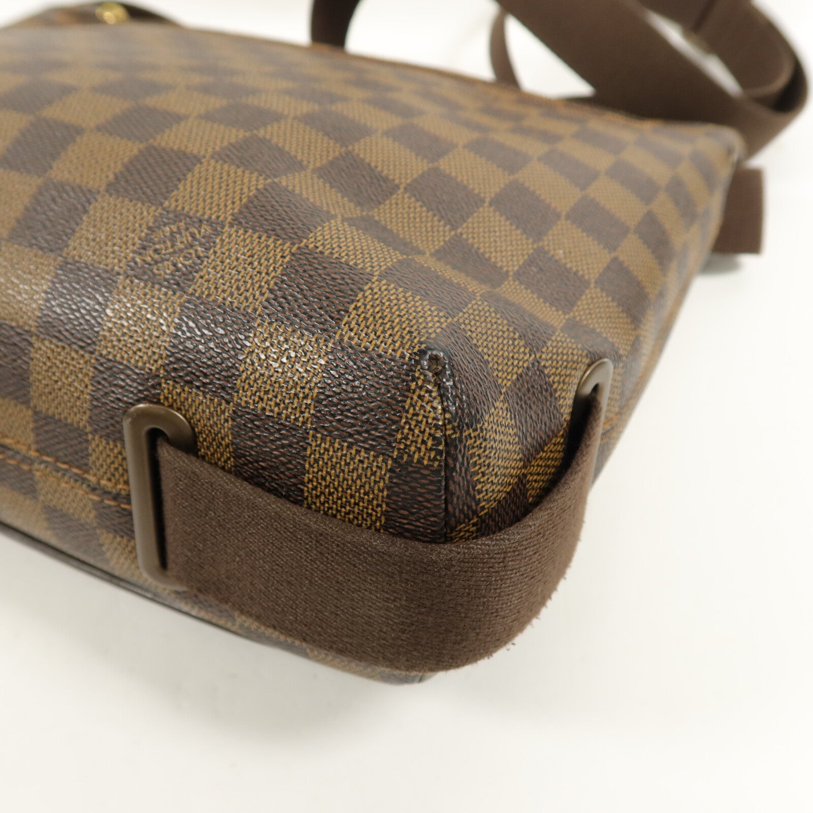 LOUIS VUITTON Damier Ebene Brooklyn MM肩背袋