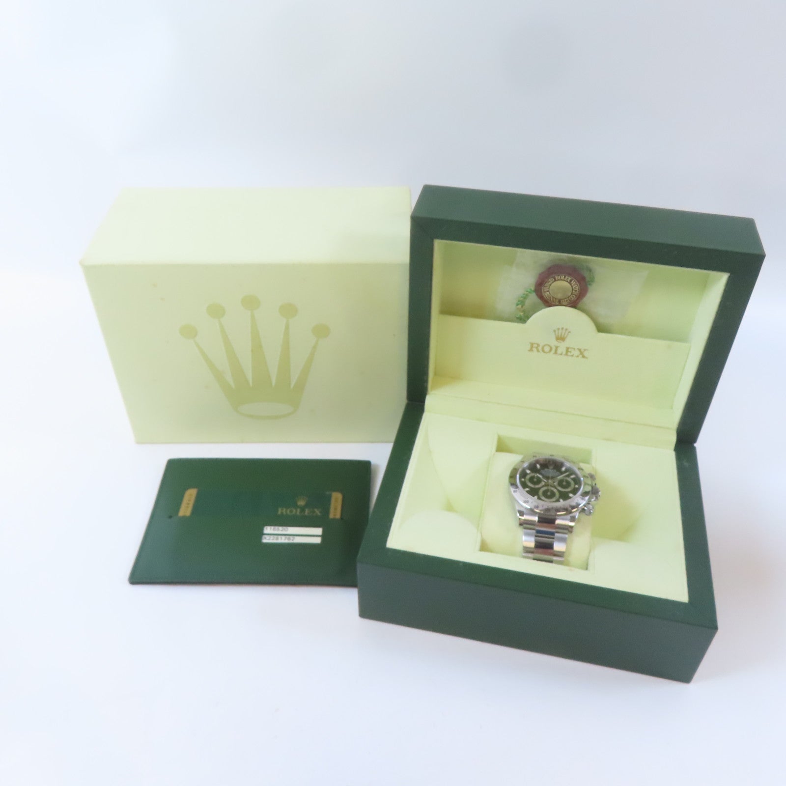 ROLEX Daytona不鏽鋼手錶自動機芯黑色#18cm
