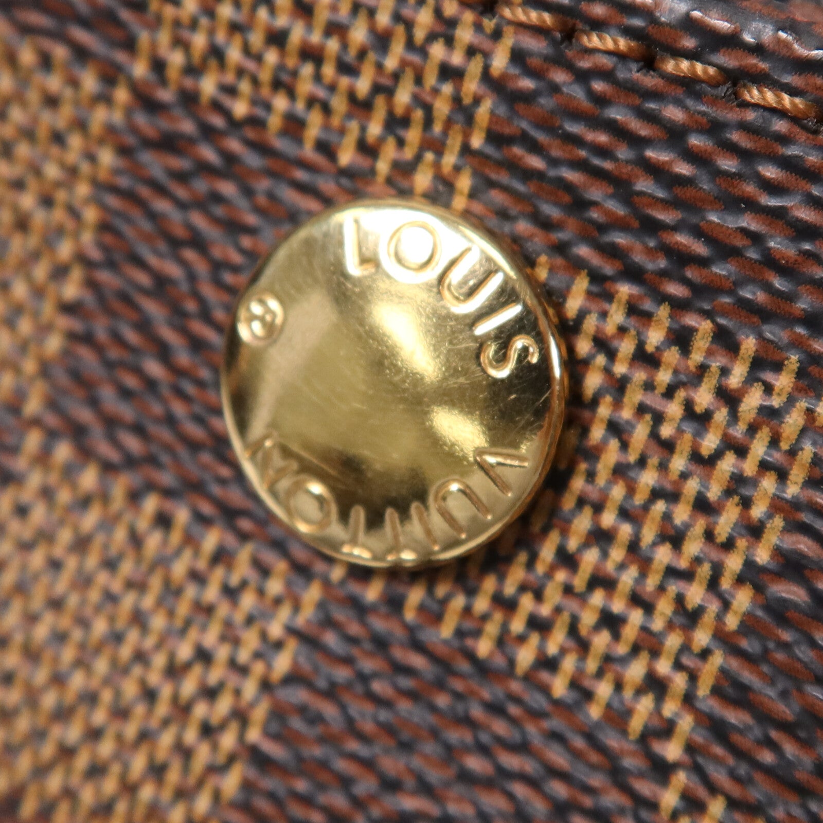 LOUIS VUITTON Damier Naviglio金扣肩背袋