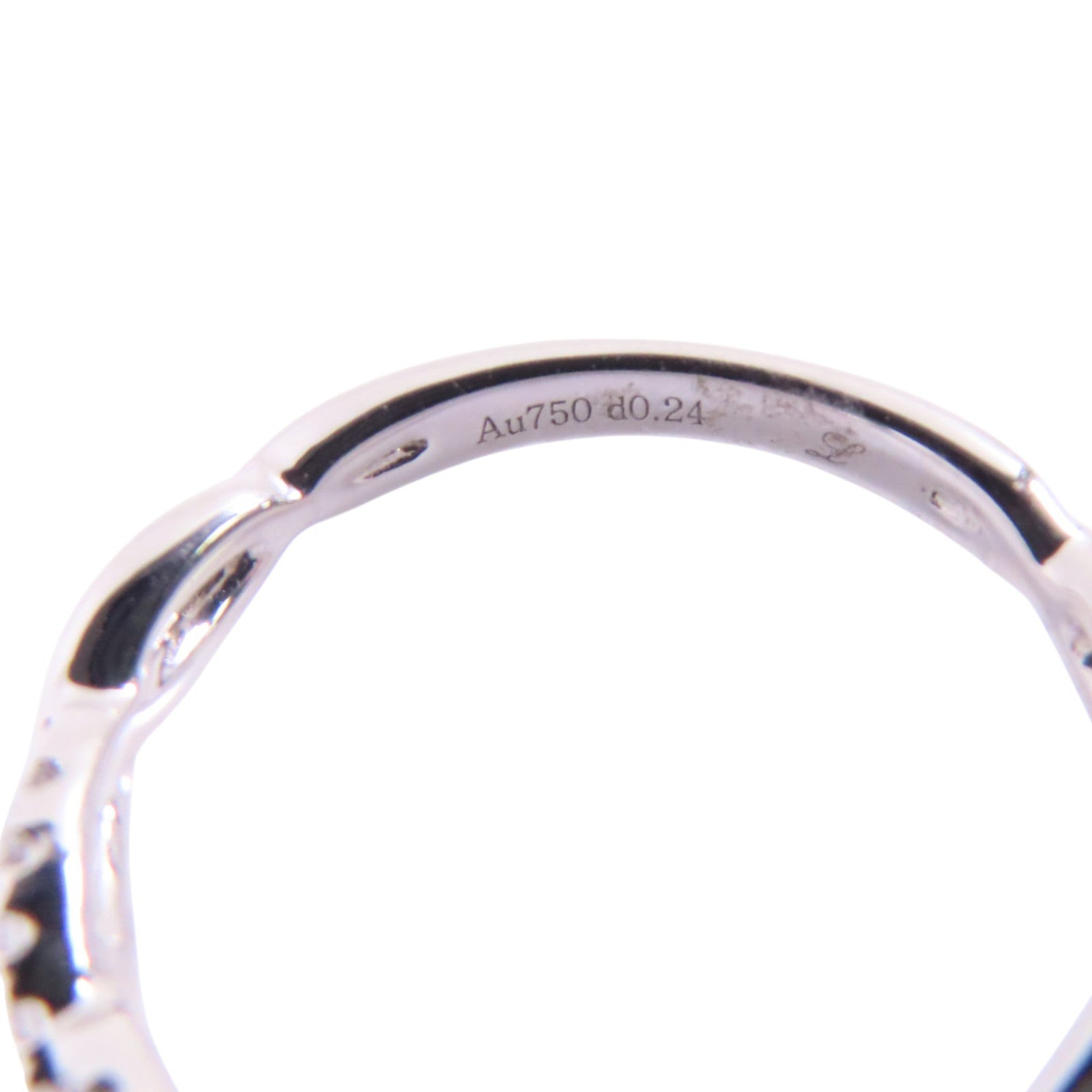 JEWELRY 18K白金/鑽石Diamond Ring戒指US#5.75