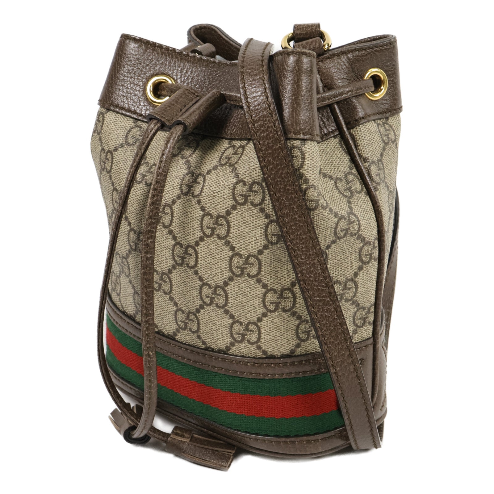 GUCCI 塗層帆布Ophidia GG MIni Bucket