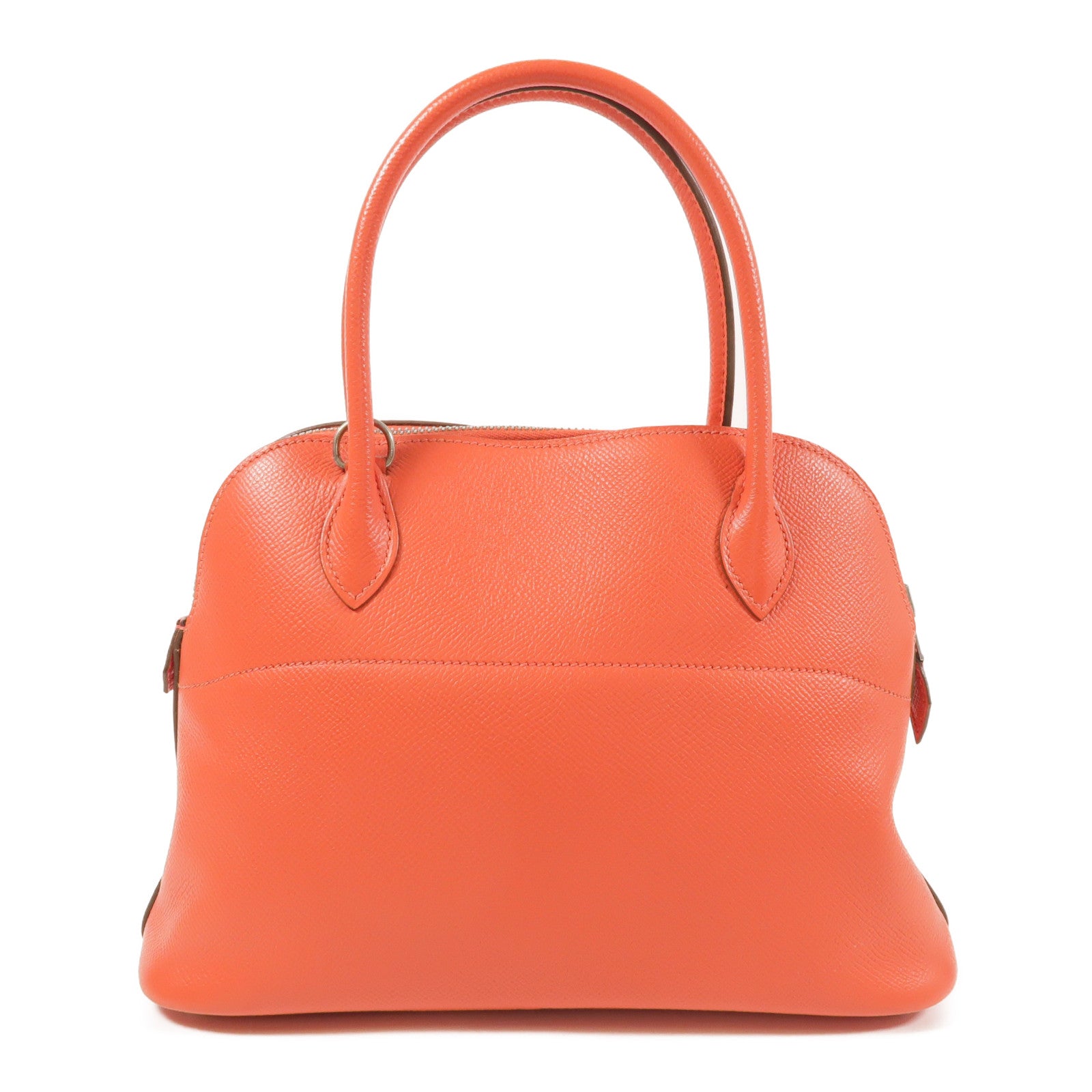 HERMES PHW Bolide 27 2 Way Shoulder Bag Veau Epsom Leather Red