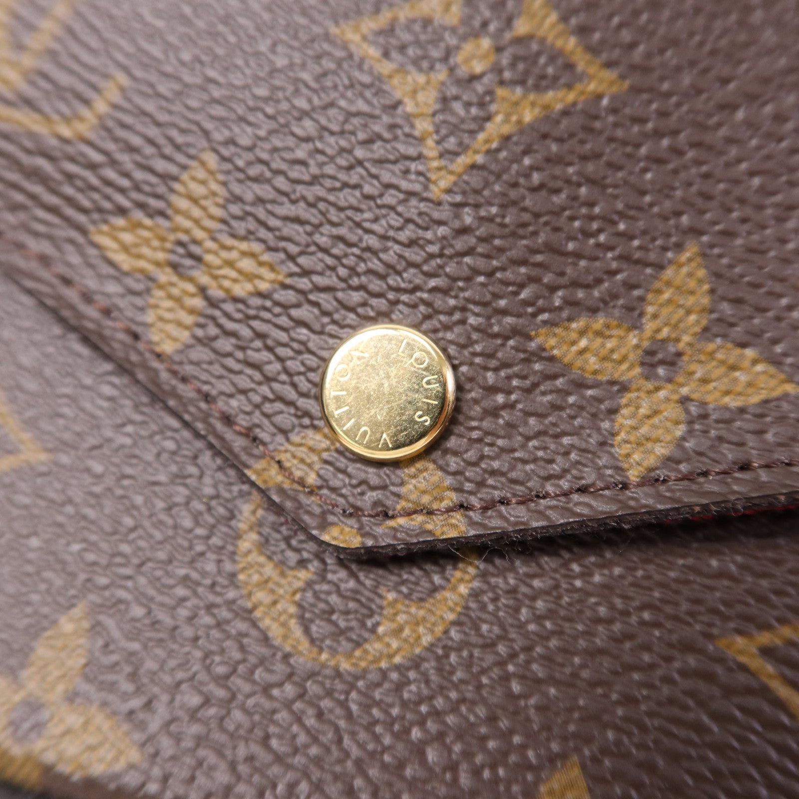 LOUIS VUITTON Monogram Pochette Felicie金扣鏈帶肩背袋