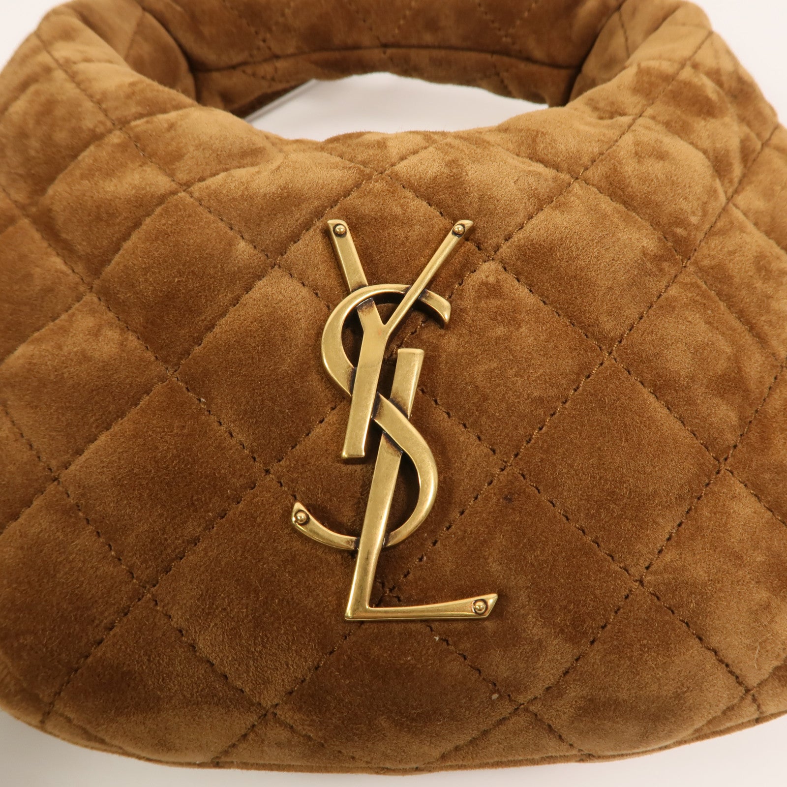 SAINT LAURENT 麂皮皮革Icarino Mini肩背袋