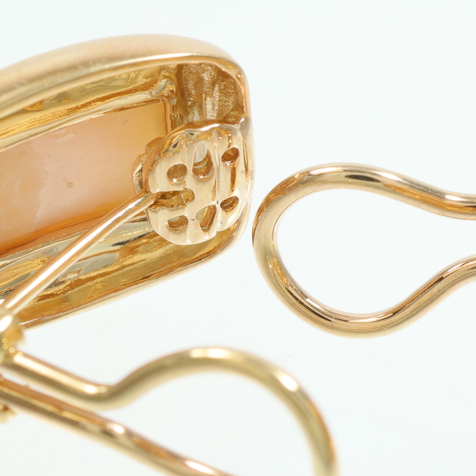 JEWELRY 18K玫瑰金Mother of Pearl Earring珍珠母貝耳環