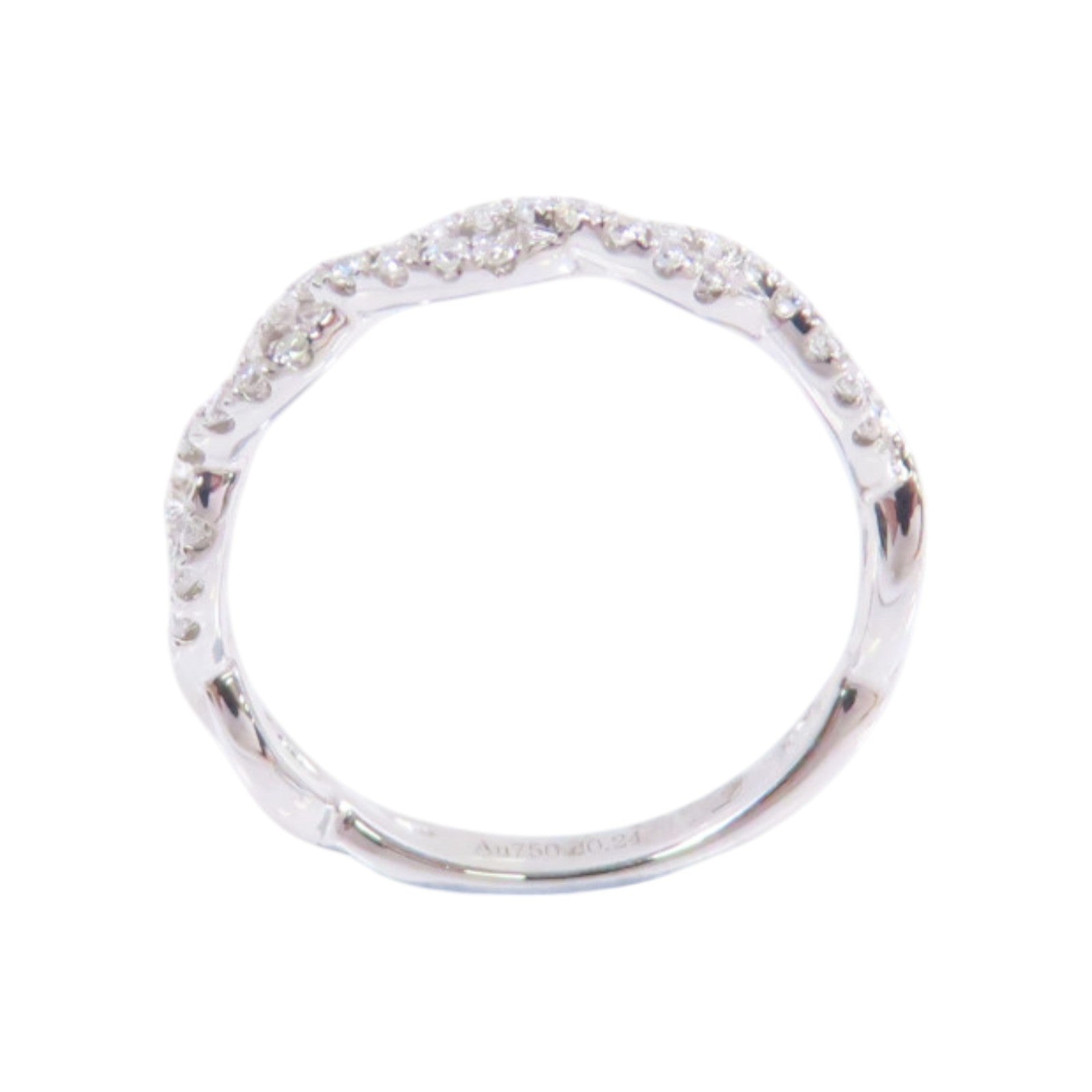 JEWELRY 18K白金/鑽石Diamond Ring戒指US#5.75