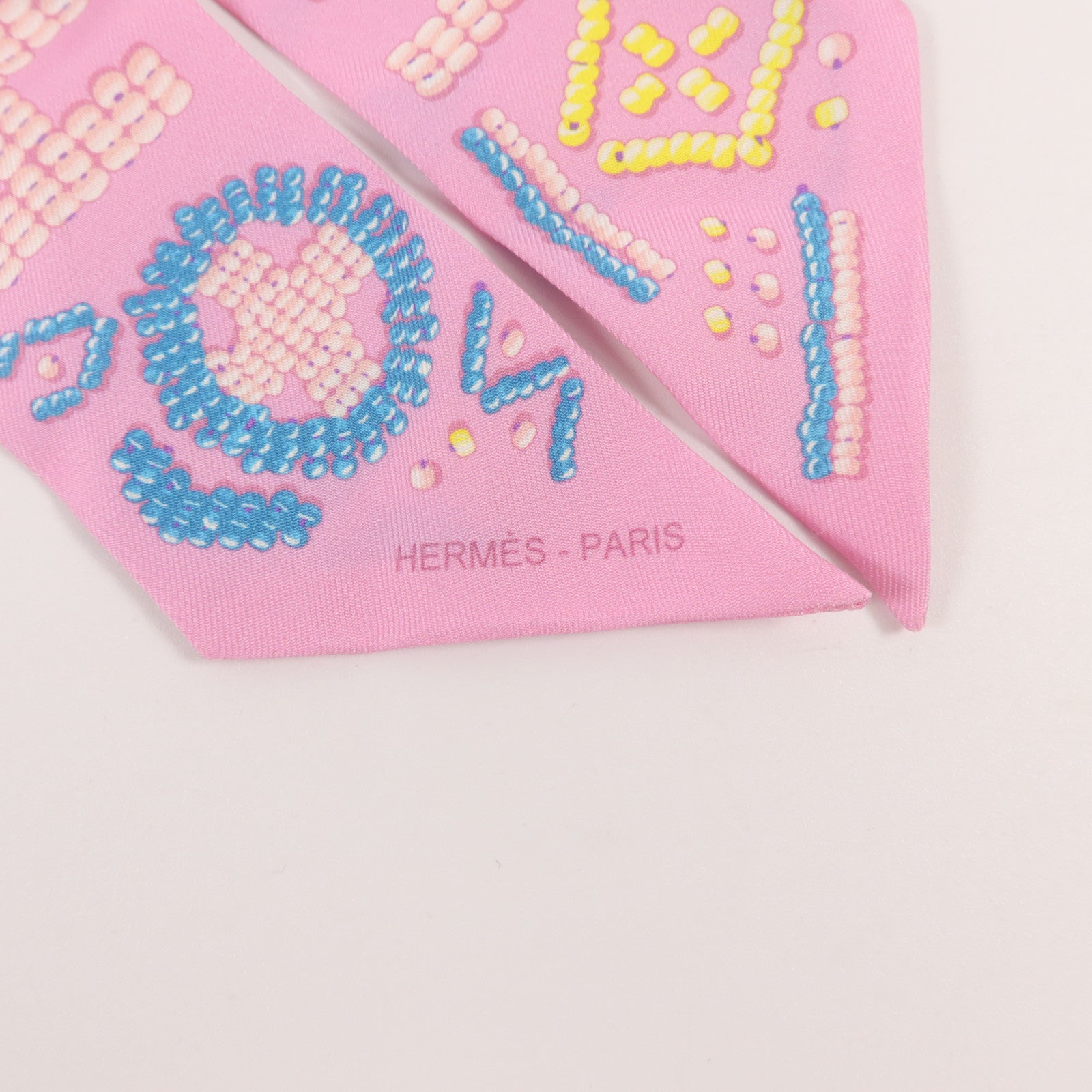 HERMES 絲質Twilly絲巾