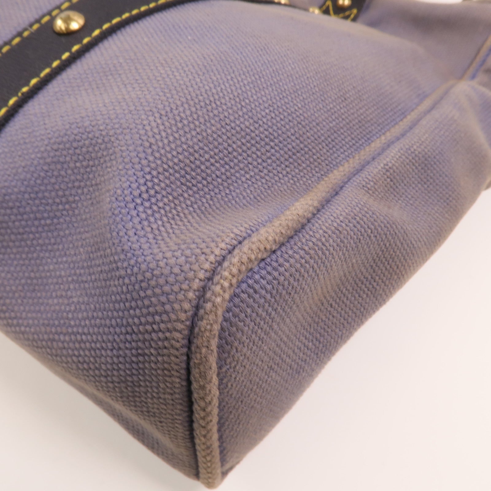 LOUIS VUITTON 帆布Antique Cabas GM金扣手挽袋