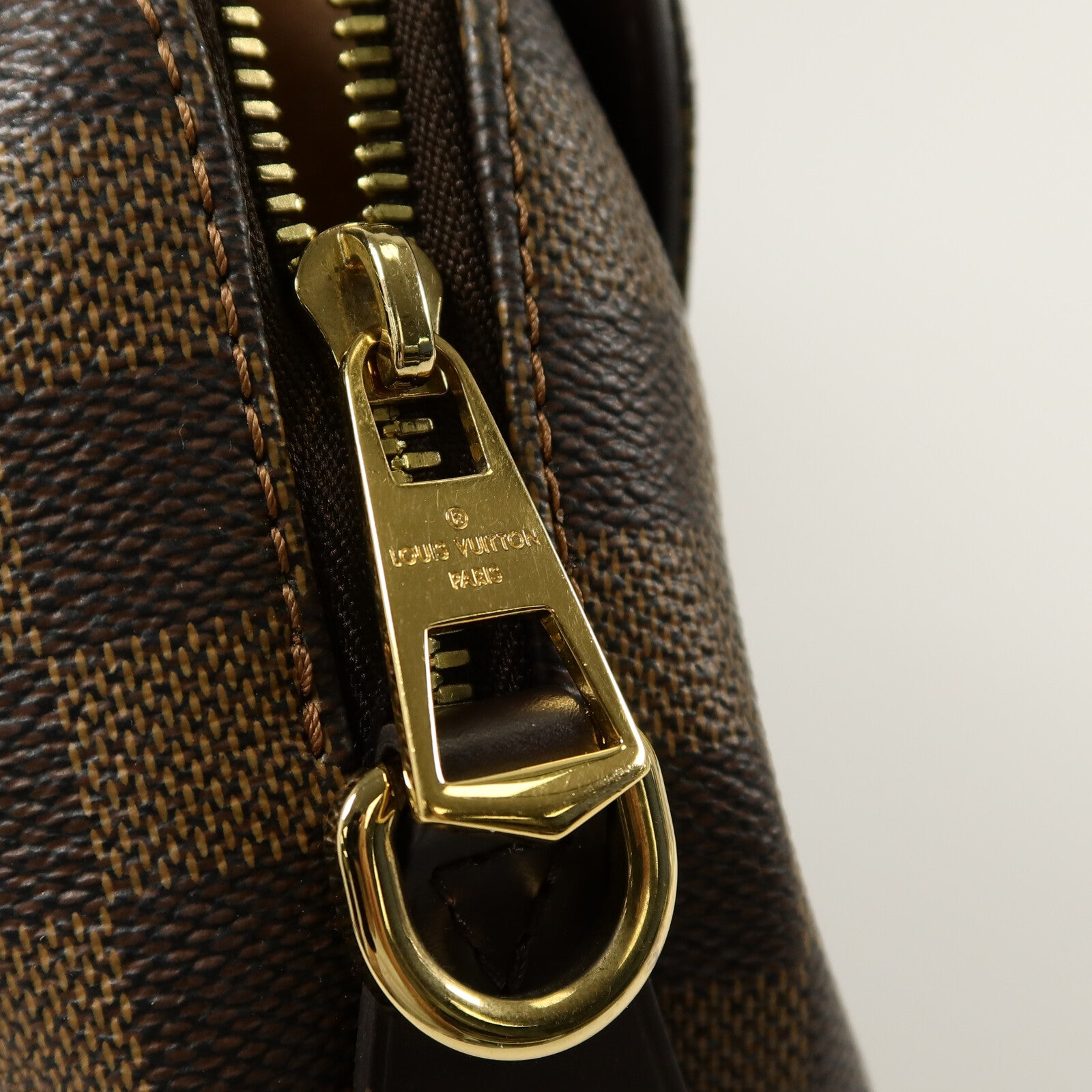 LOUIS VUITTON Damier Ebene Kensington Bowling手挽肩背兩用袋