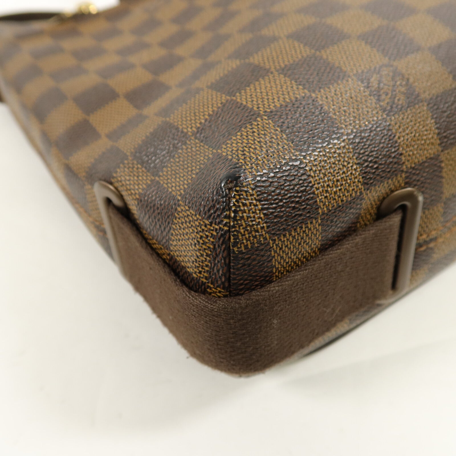 LOUIS VUITTON Damier Ebene Brooklyn MM肩背袋
