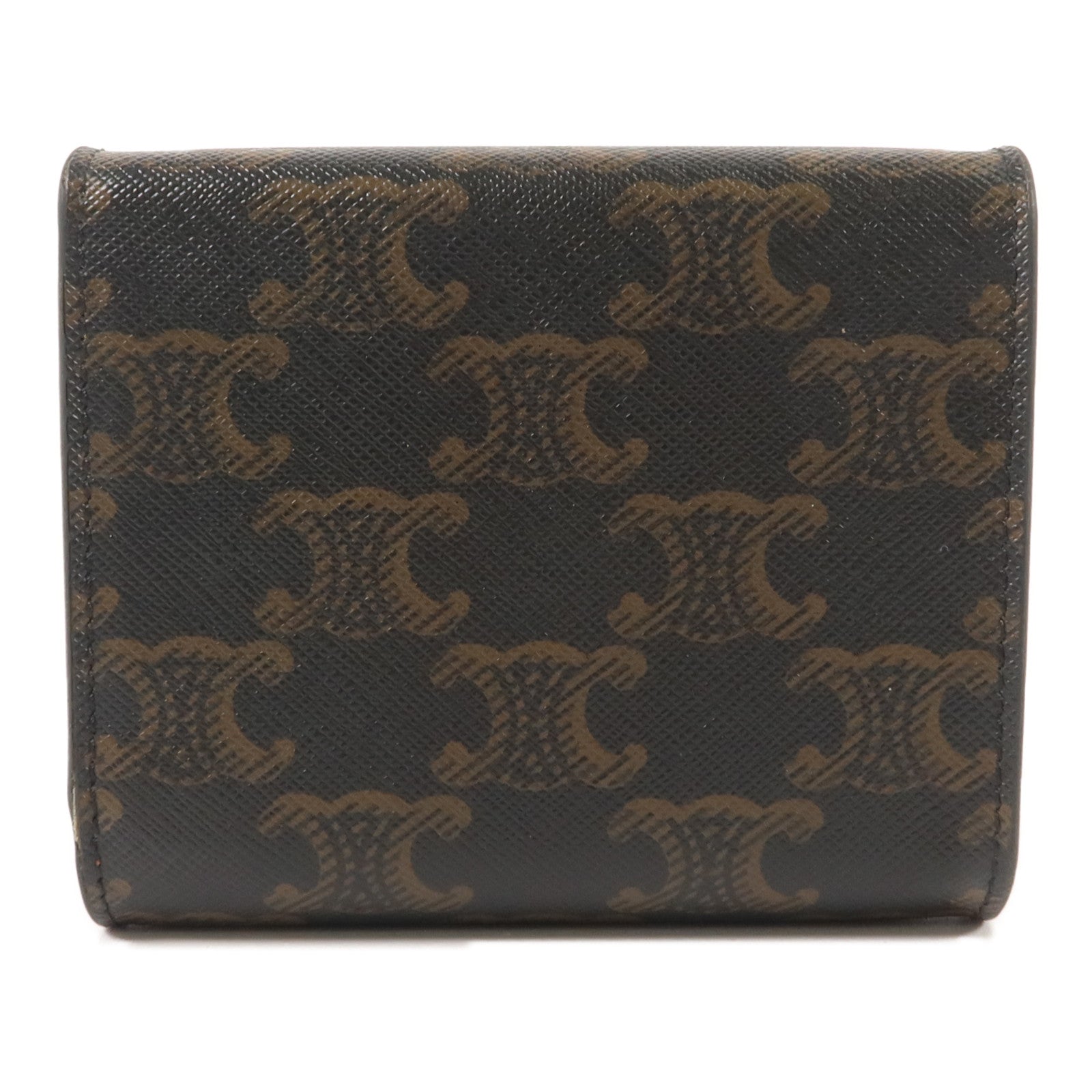 CELINE 塗層帆布Triomphe Wallet錢包