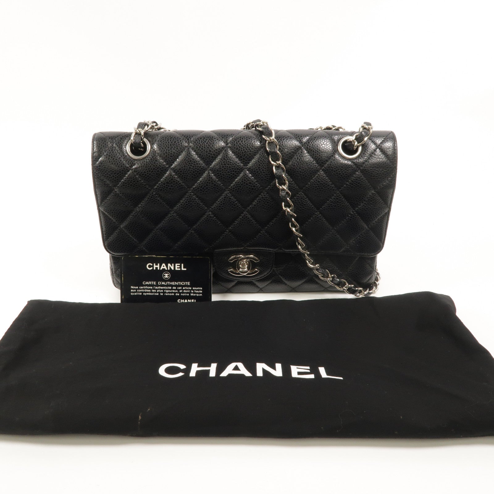 CHANEL 牛皮皮革Classic 25鏈帶肩背袋