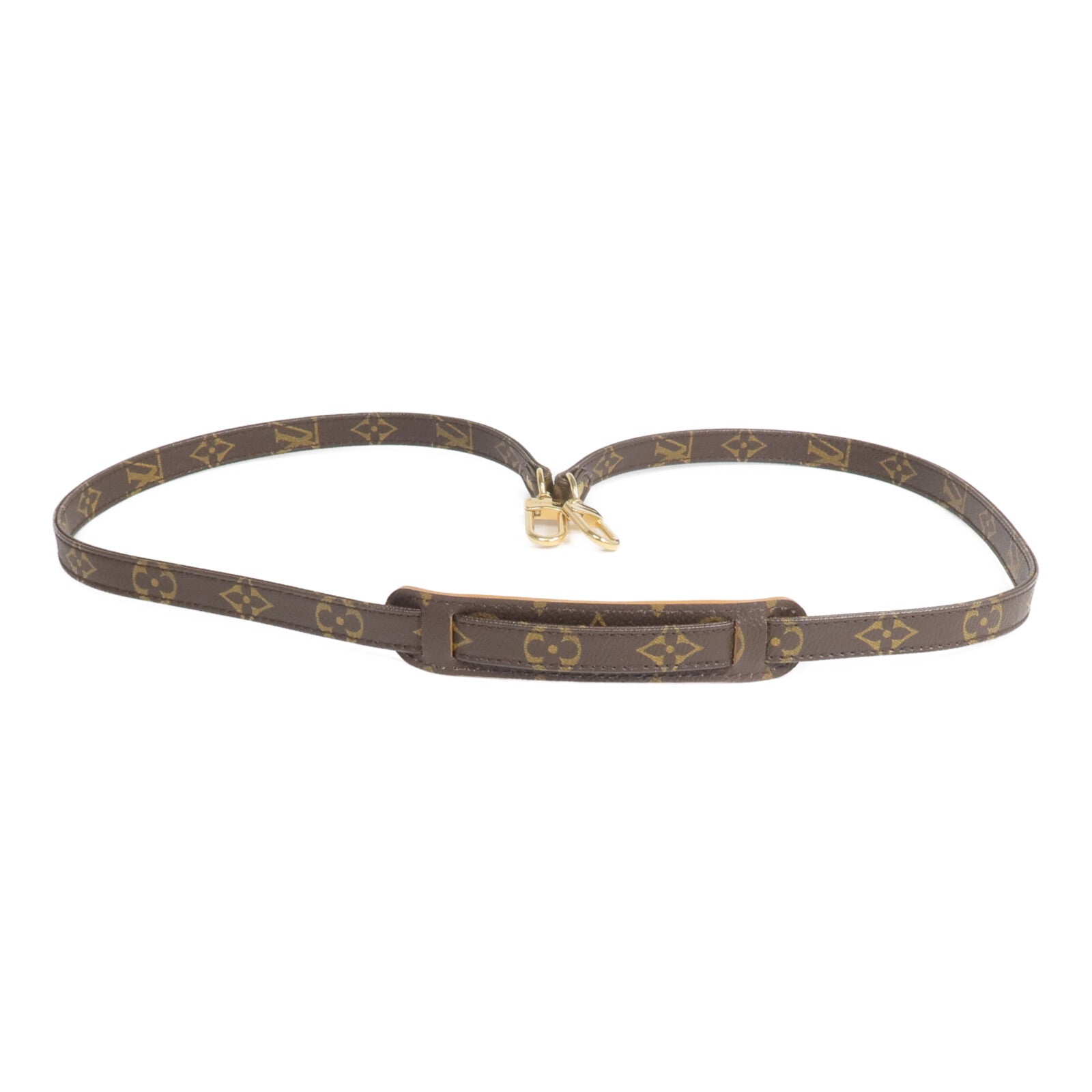 LOUIS VUITTON Monogram Shoulder Strap金扣肩帶