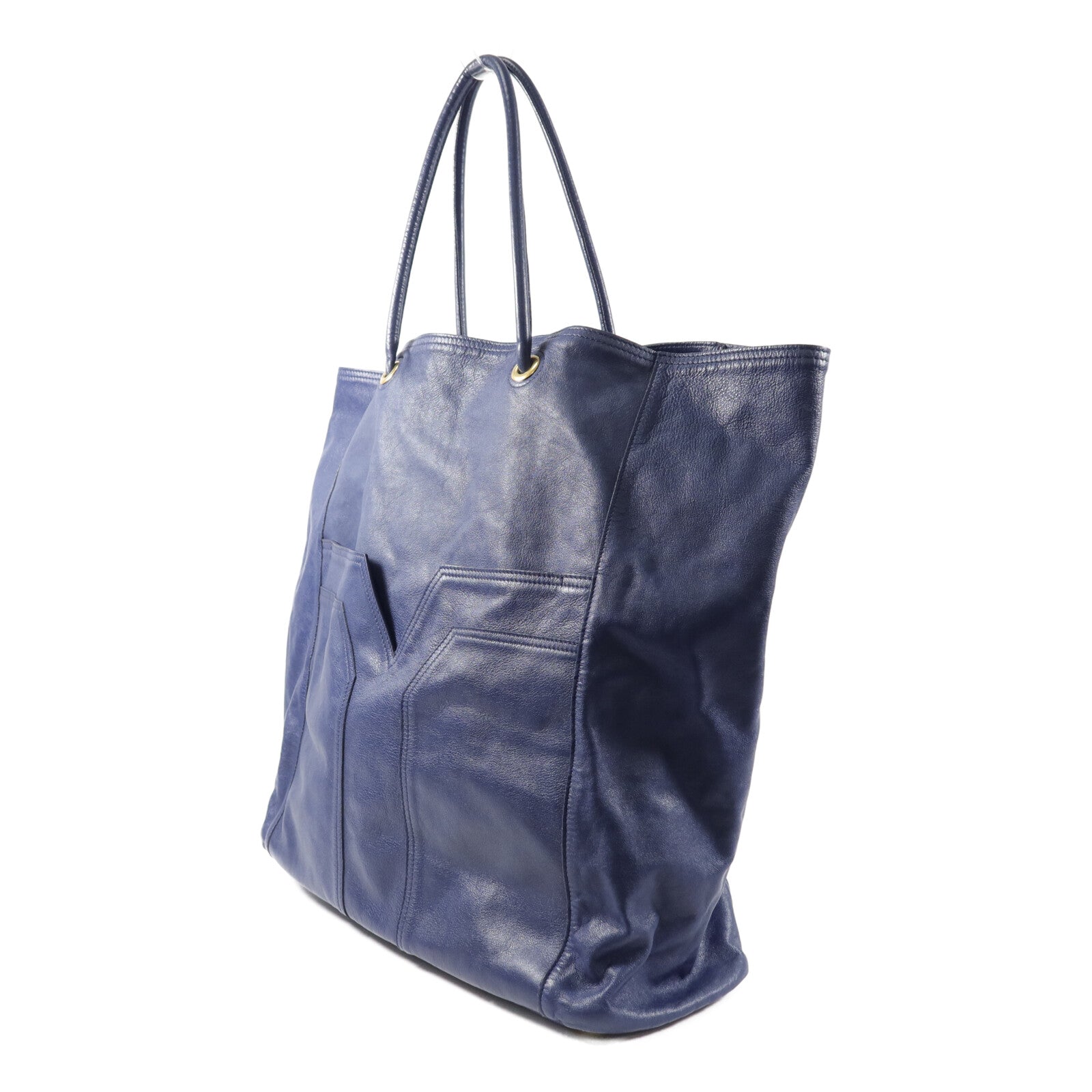 YVES SAINT LAURENT 牛皮皮革Tote Bag手挽袋