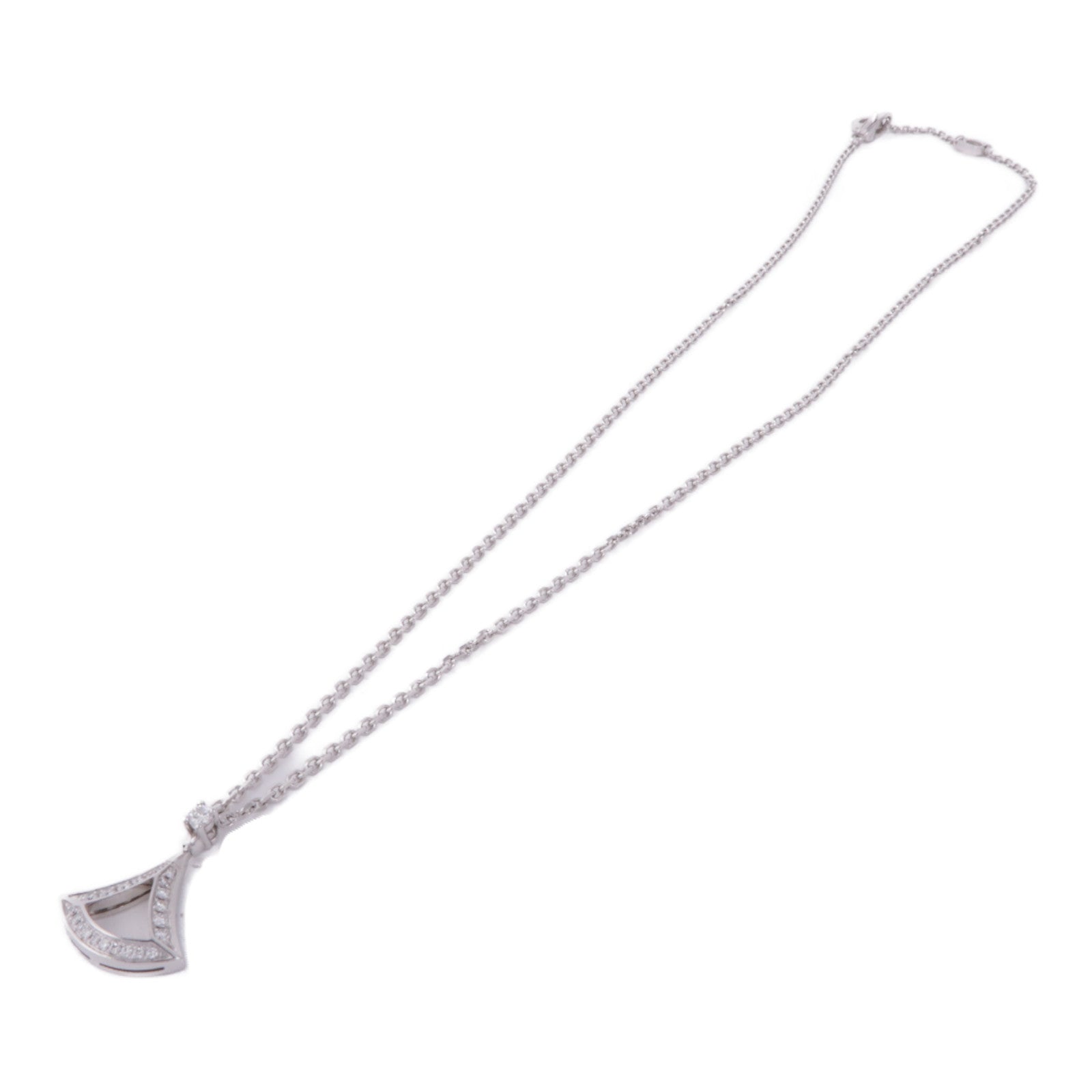 BVLGARI Divas' Dream Necklace 354046 Diamond 18K White Gold