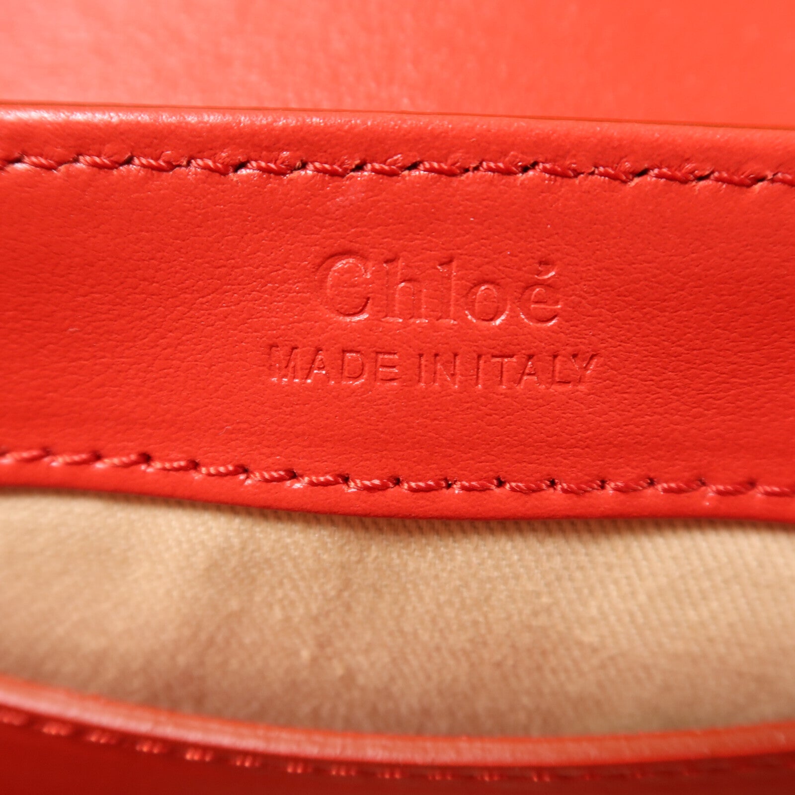 Chloe 牛皮皮革Mini C Bag金扣手挽肩背兩用袋